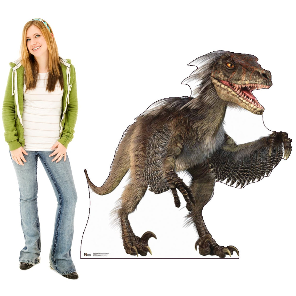 Life-size Velociraptor Cardboard Standup - All Cutouts