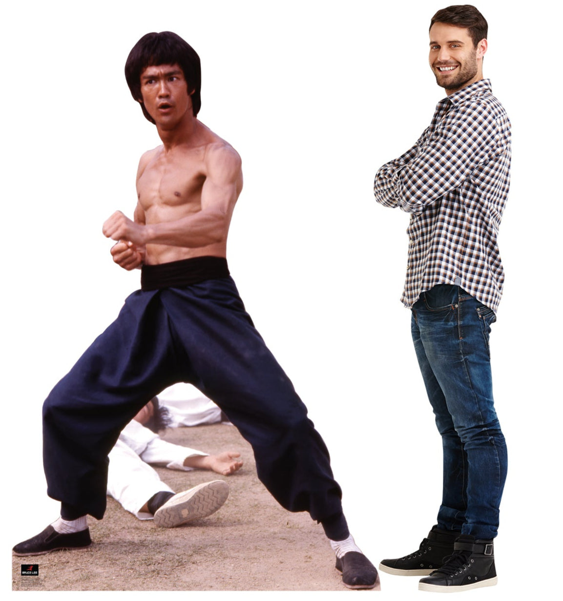 Life-size Bruce Lee Fight Stance Cardboard Cutout - All Cutouts