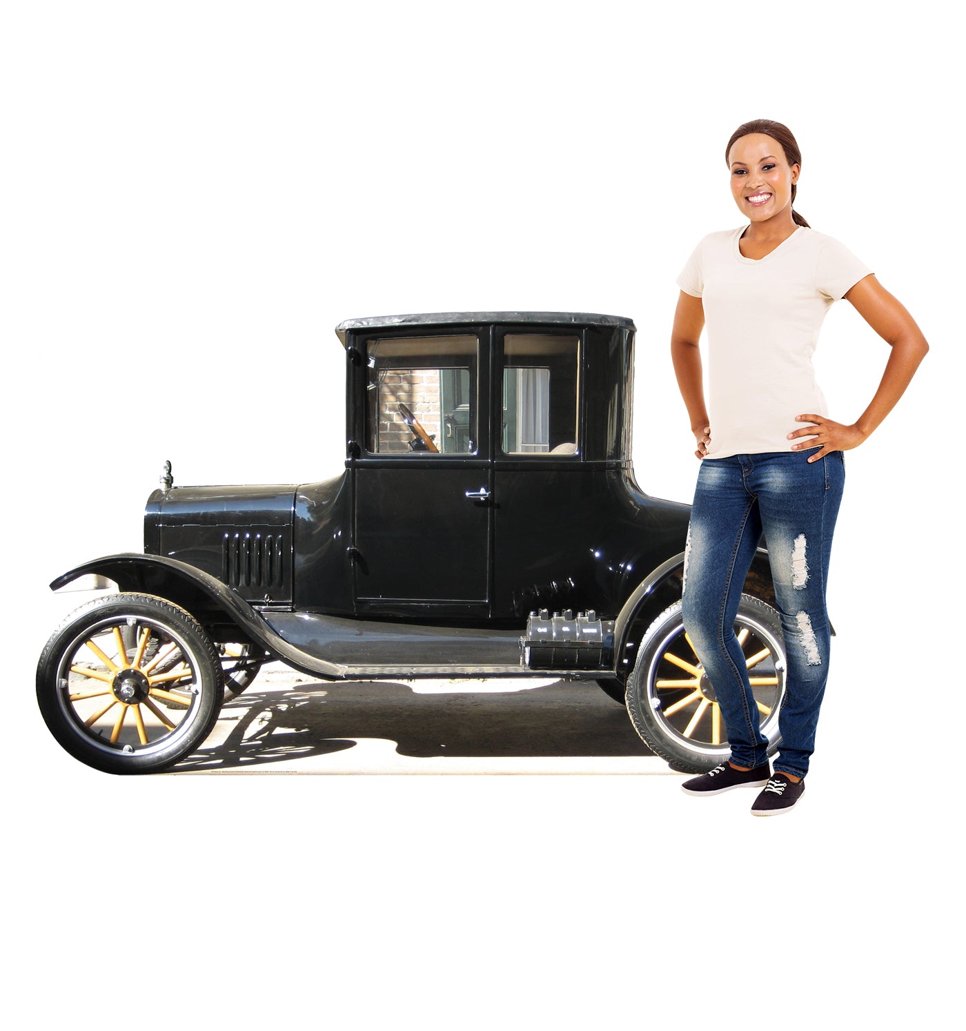 Life-size Classic Car Cardboard Cutout Cardboard Standee - All Cutouts