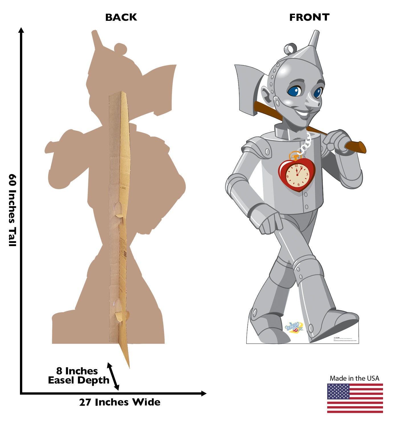 Life-size Tin Man Cardboard Standup | Cardboard Cutout - All Cutouts