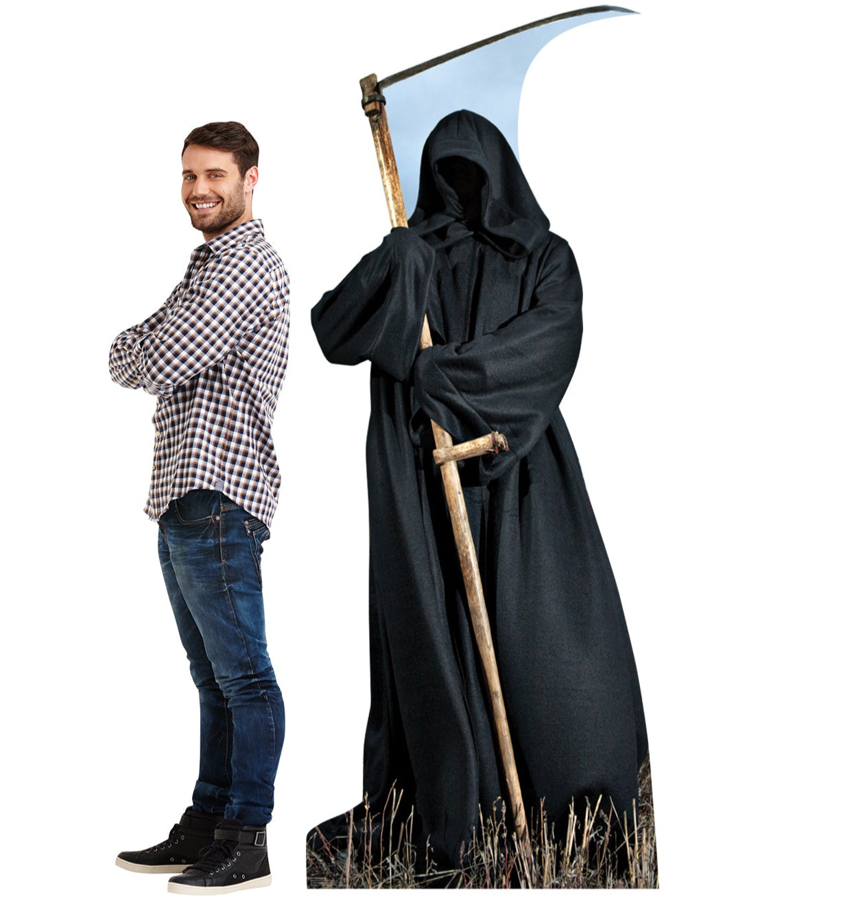 Life-size Grim Reaper Cardboard Cutout Standee - All Cutouts