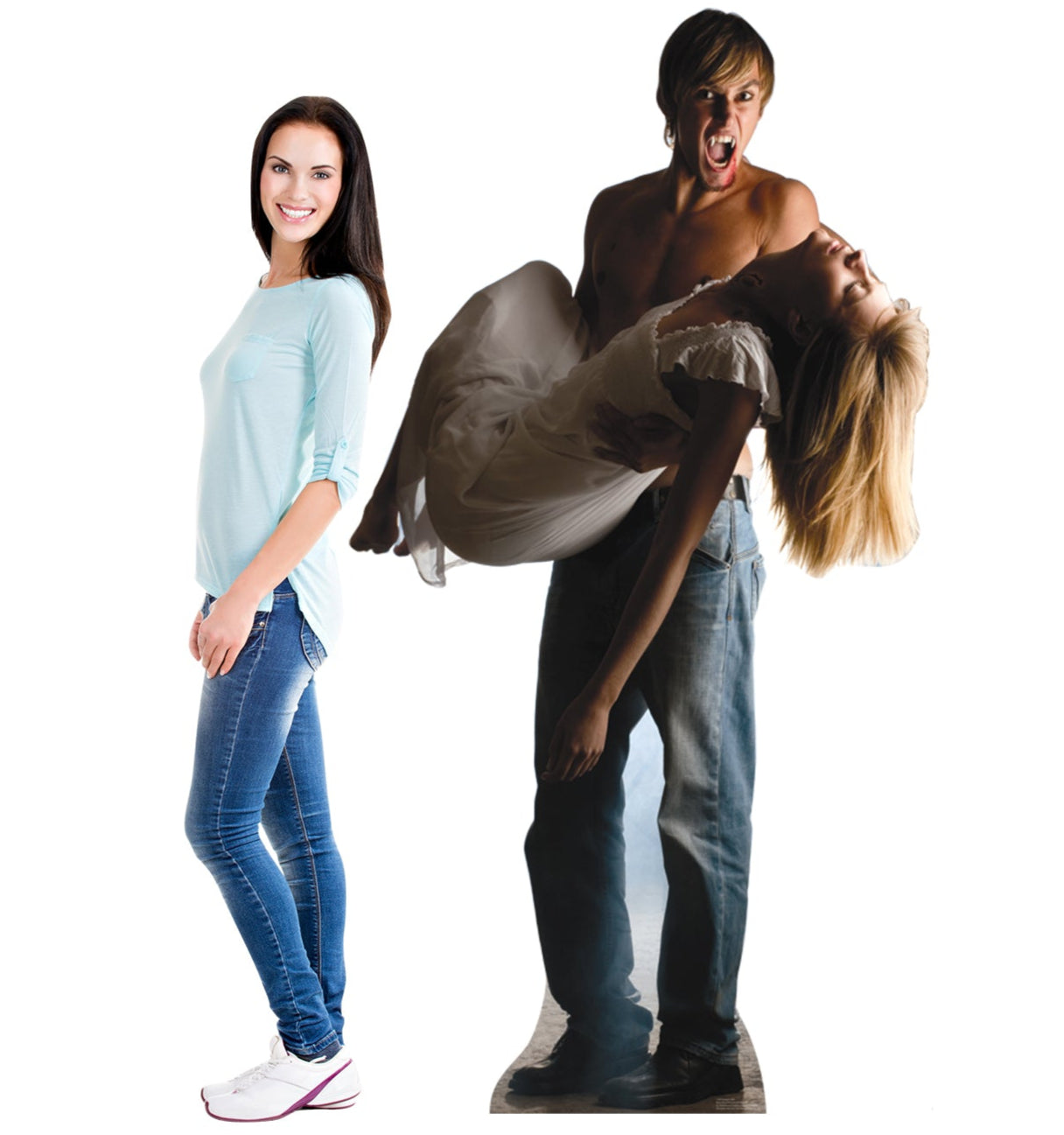Life-size Vampire Bite Cardboard Standup | Cardboard Cutout - All Cutouts