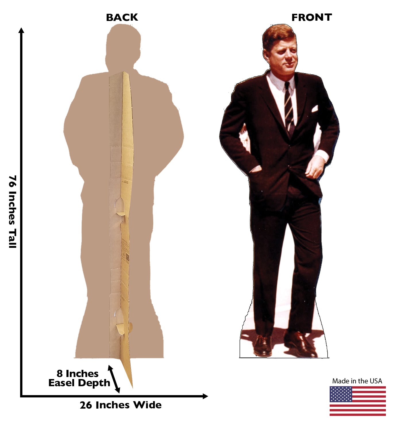 Life-size Pres. John Kennedy Cardboard Cutout - All Cutouts