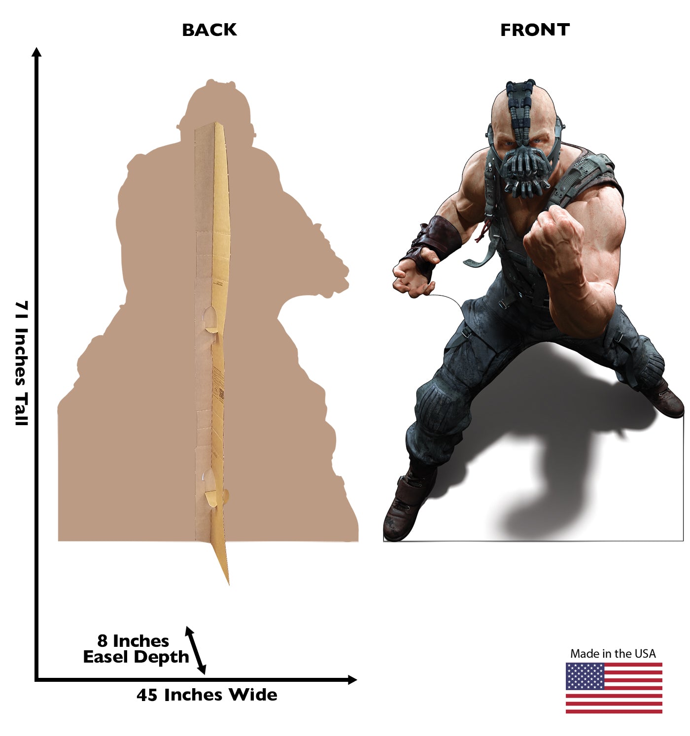 Life-size Bane Cardboard Standup | Cardboard Cutout - All Cutouts