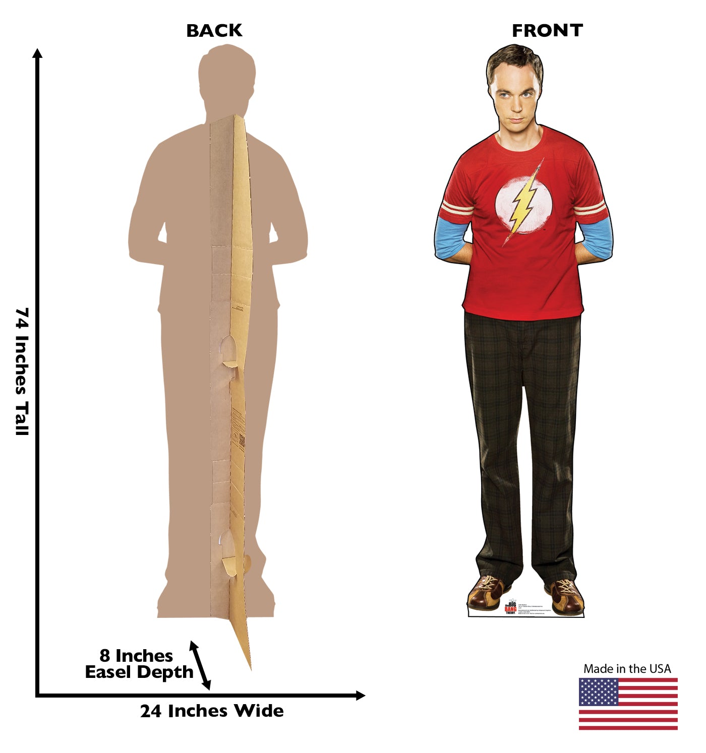 Life-size Sheldon Big Bang Theory Cardboard Cutout - All Cutouts