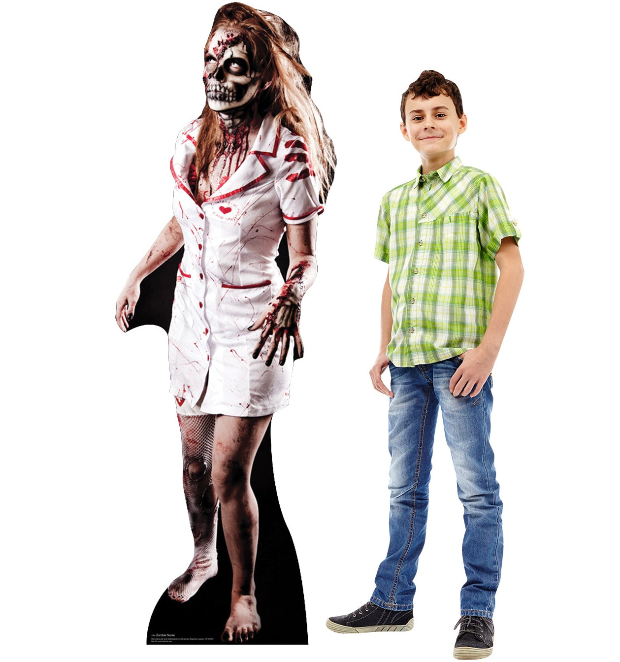 Life-size Zombie Nurse Cardboard Standup | Cardboard Cutout - All Cutouts