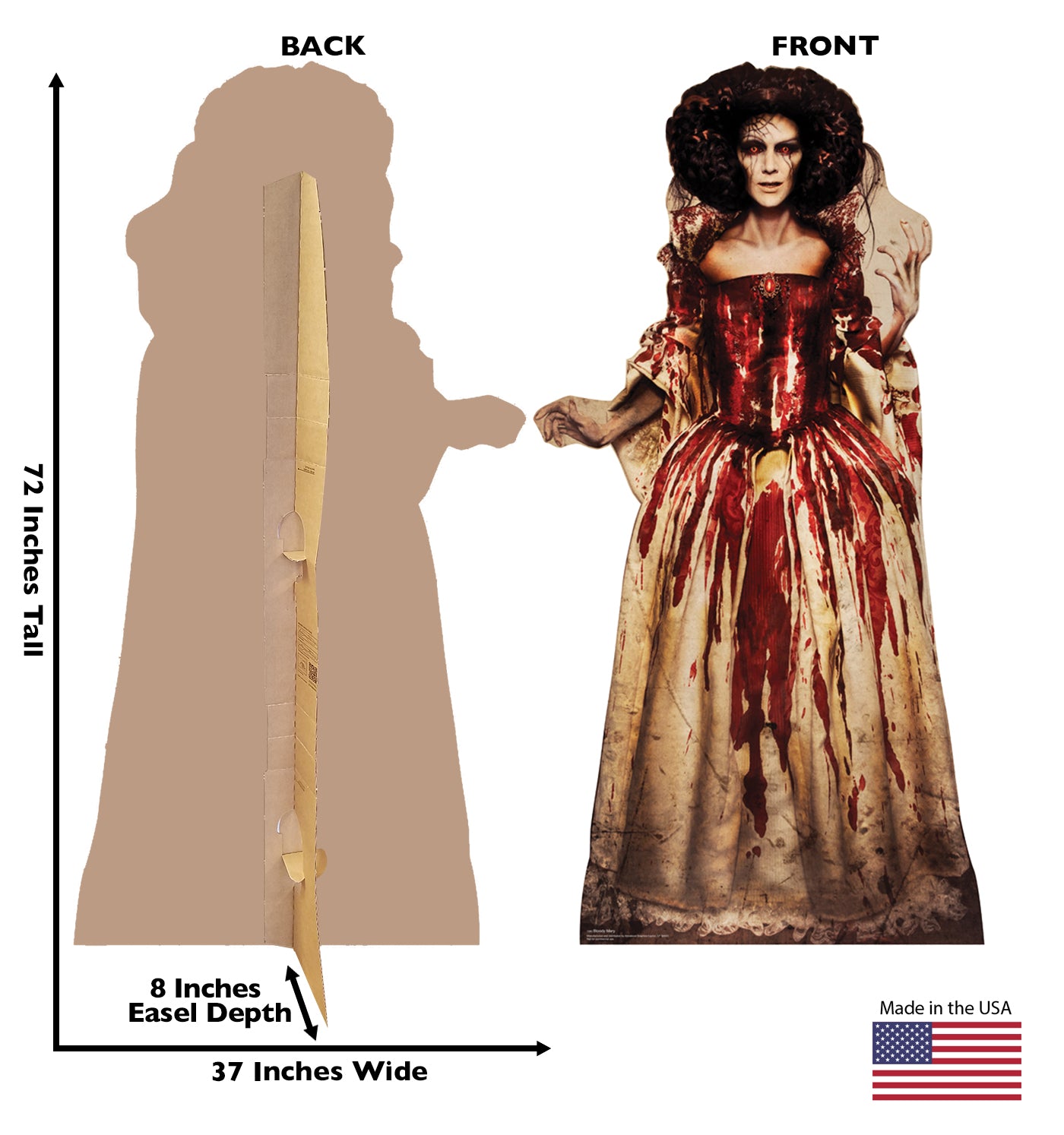 Life-size Bloody Mary Cardboard Standup Cutout - All Cutouts