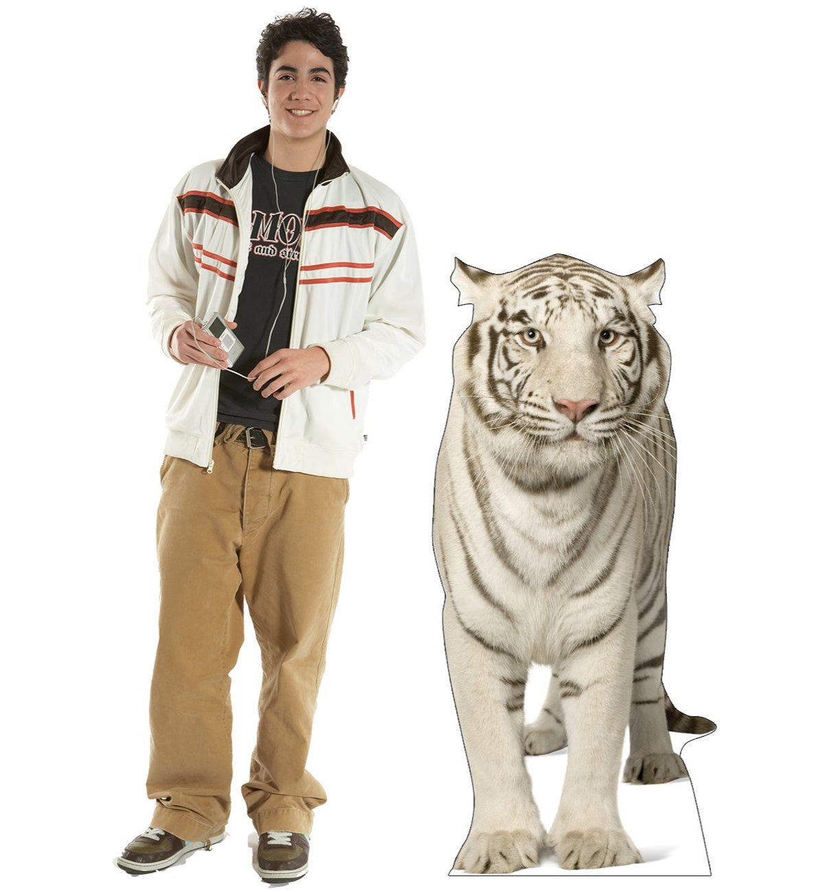 Life-size White Tiger Cardboard Standup - All Cutouts