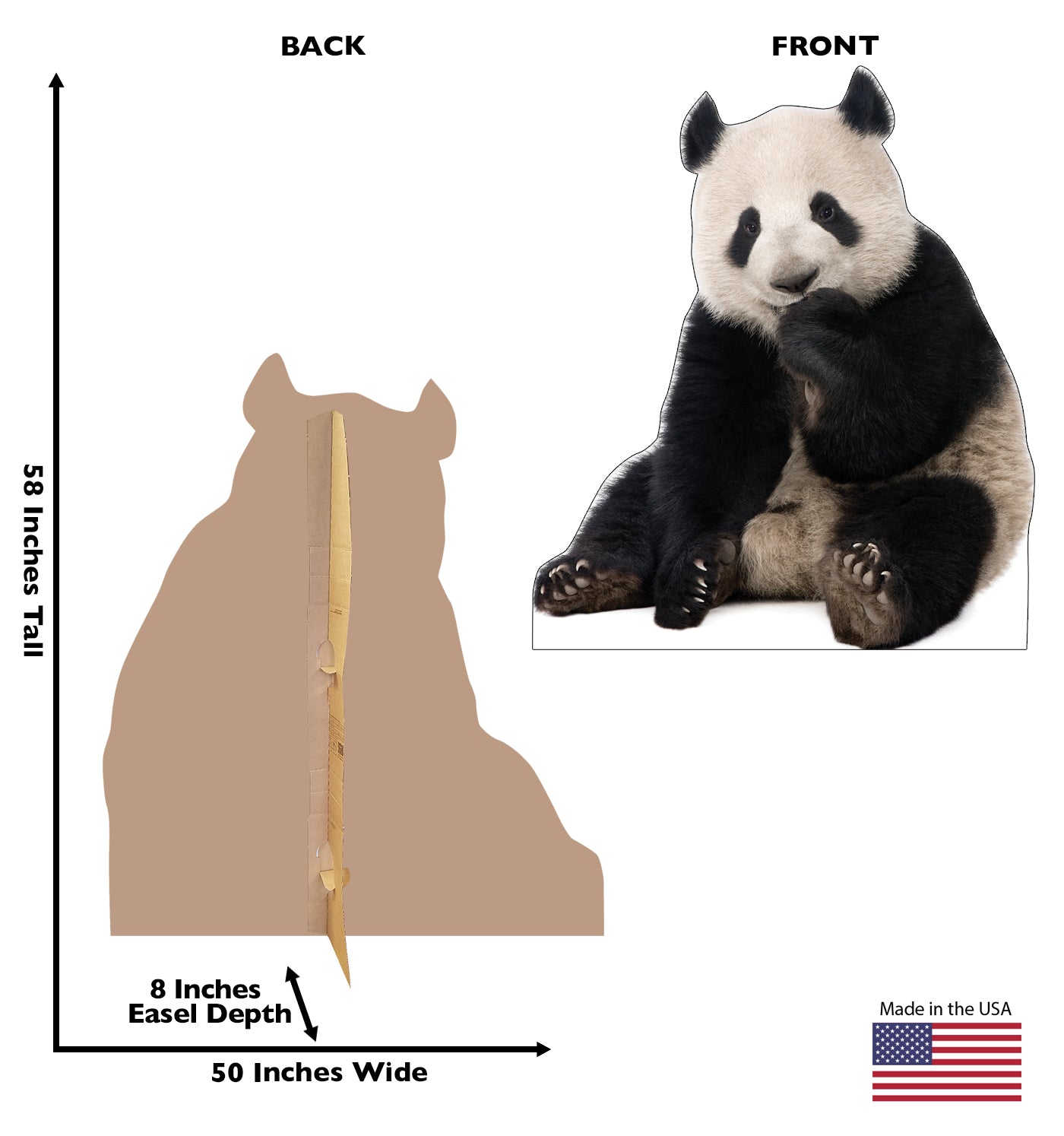Life-size Giant Panda Cardboard Cutout - All Cutouts