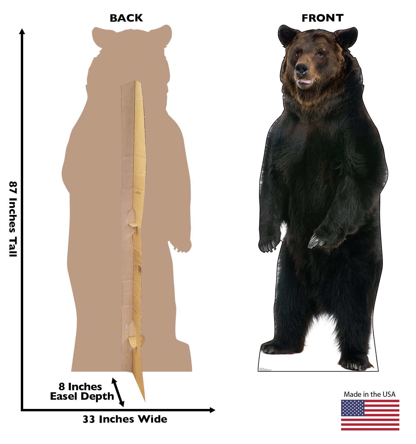 Brown Bear Talking Life-Size Cardboard Cutout - All Cutouts