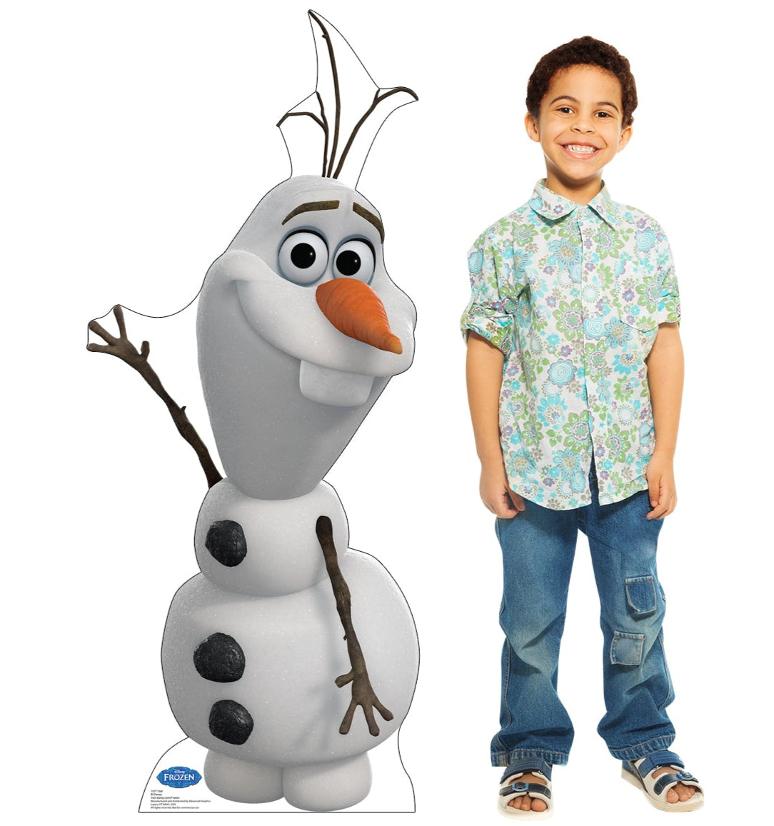 Life-size Olaf Disney's Frozen Cardboard Cutout - All Cutouts