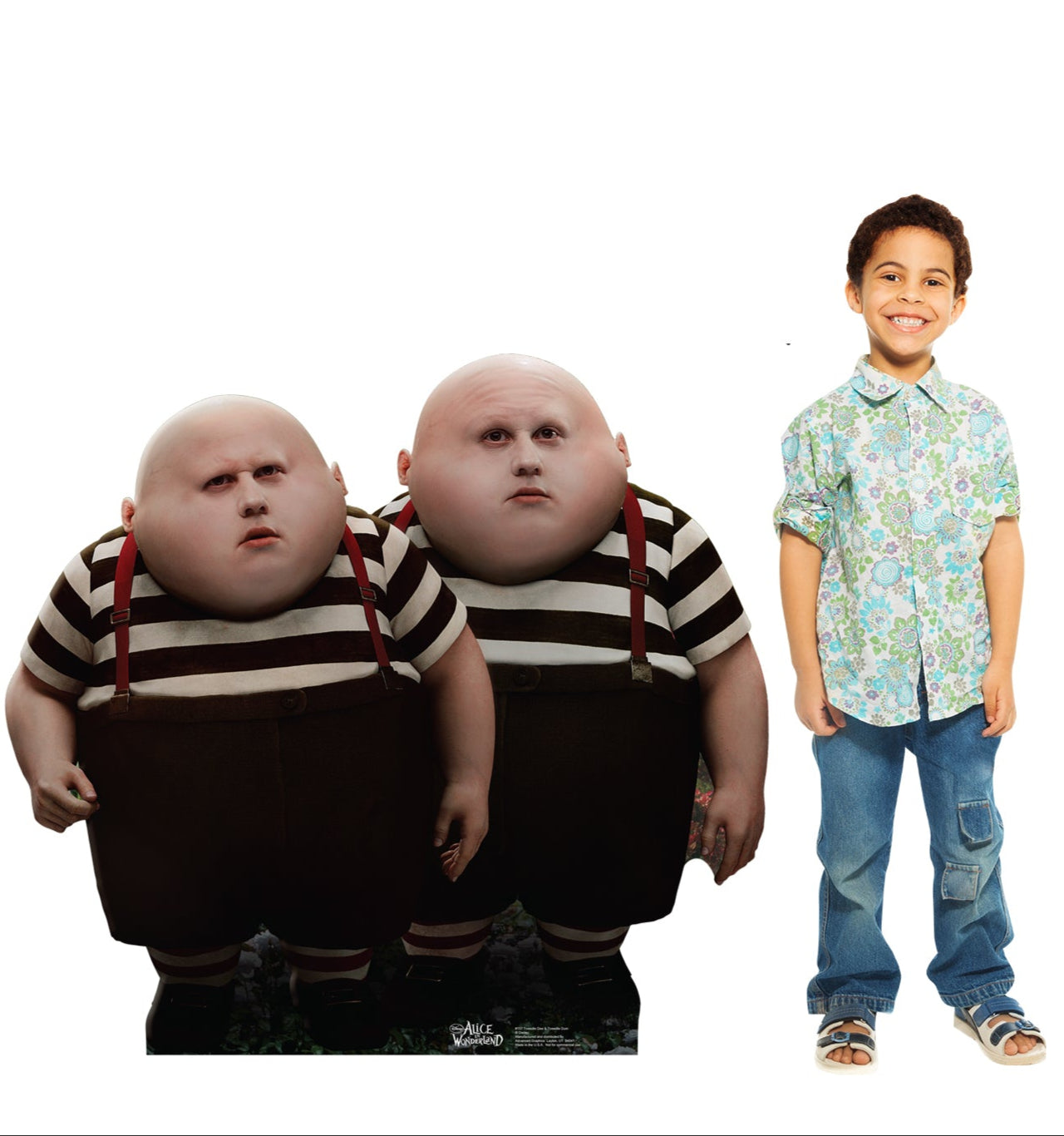 Life-size Tweedle Dee and Tweedle Dum Cardboard Cutout - All Cutouts