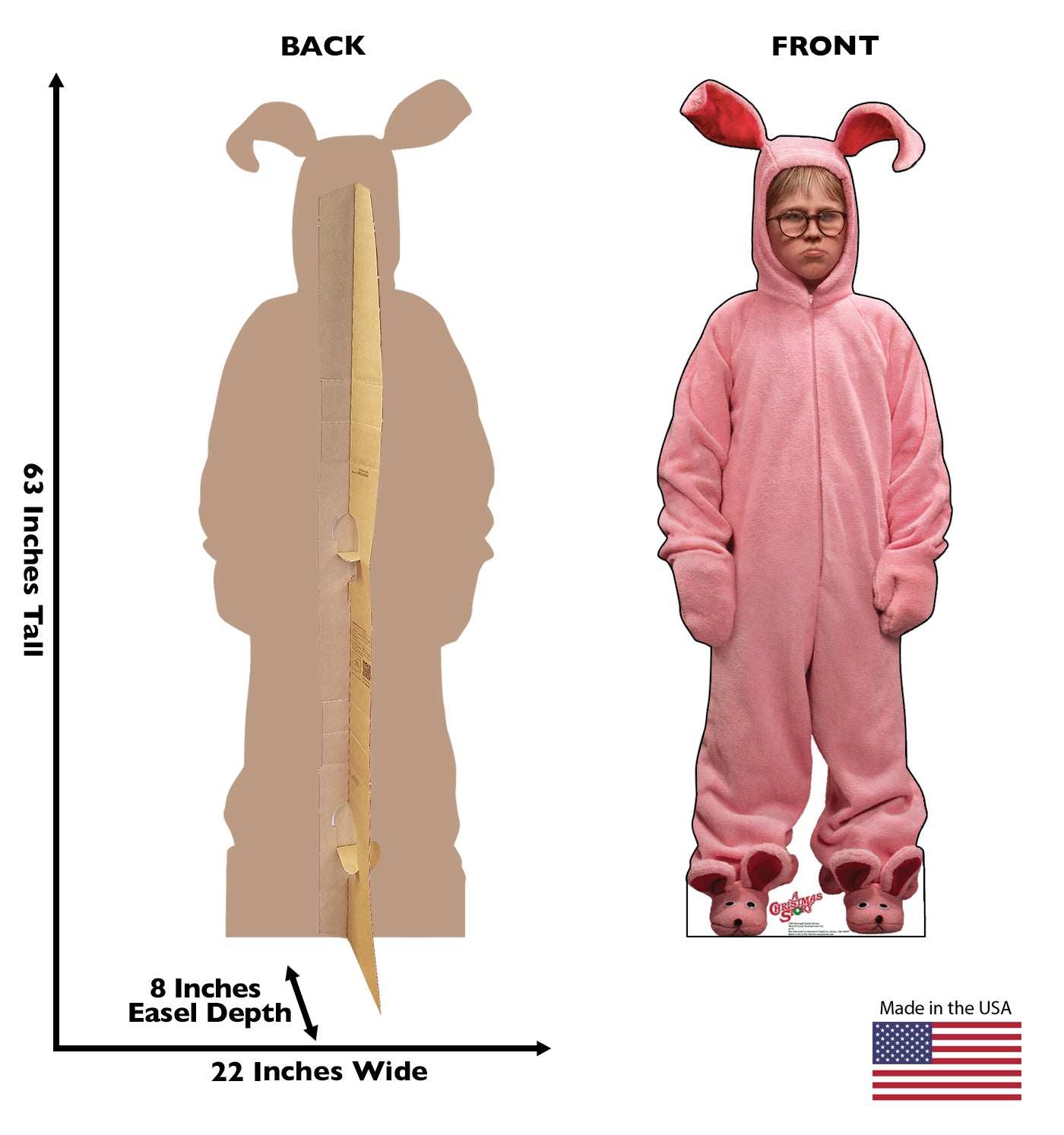 Life-size Easter Bunny A Christmas Story Cardboard Cutout - All Cutouts