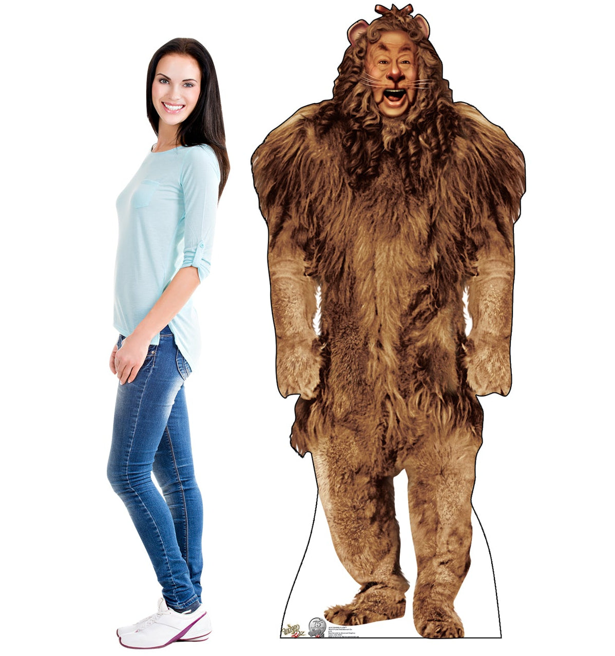 Life-size Cowardly Lion Wizard of Oz Cardboard Cutout - All Cutouts