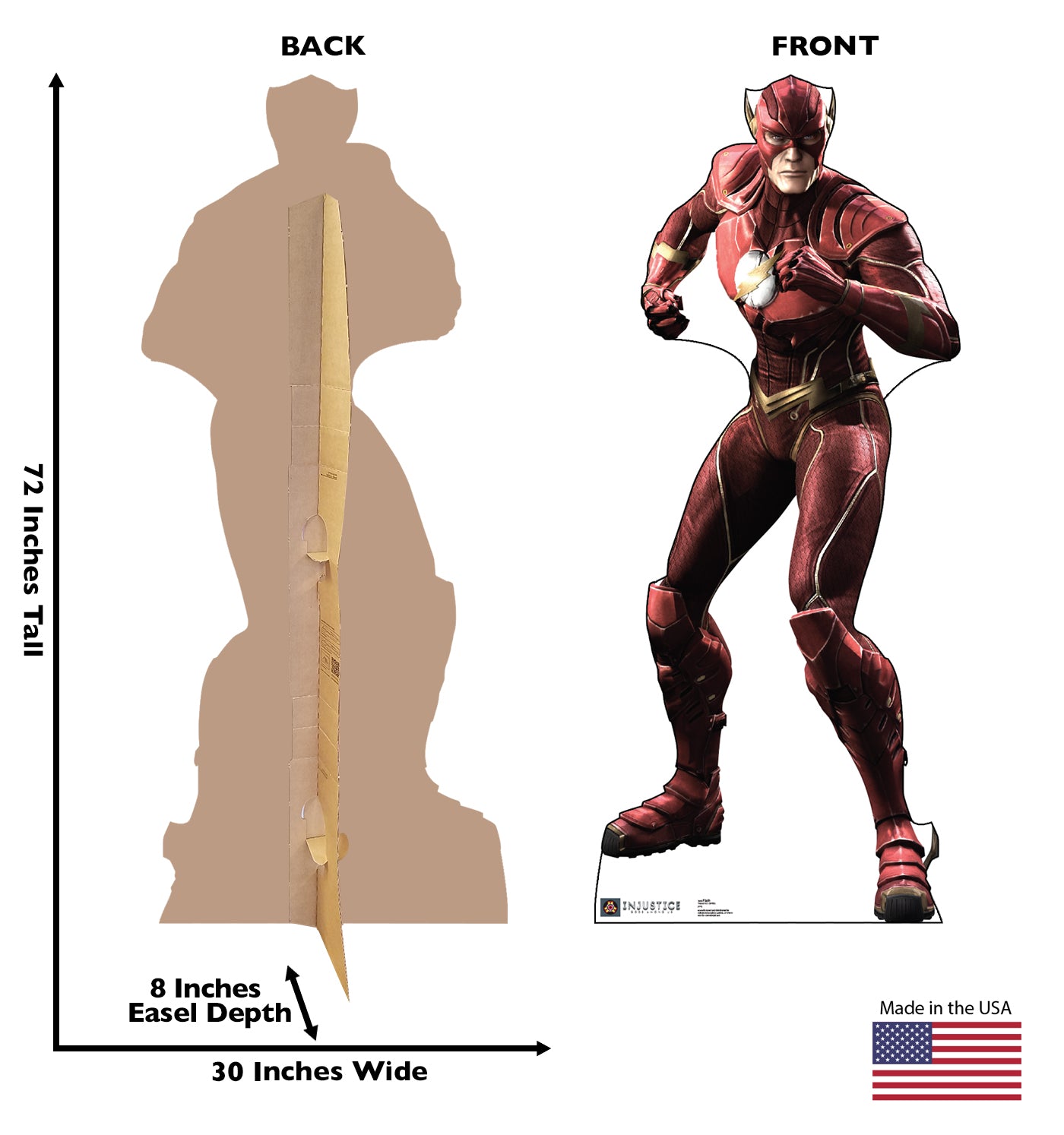 Life-size Flash - Injustice Gods Among Us Cardboard Standup | Cardboard Cutout - All Cutouts