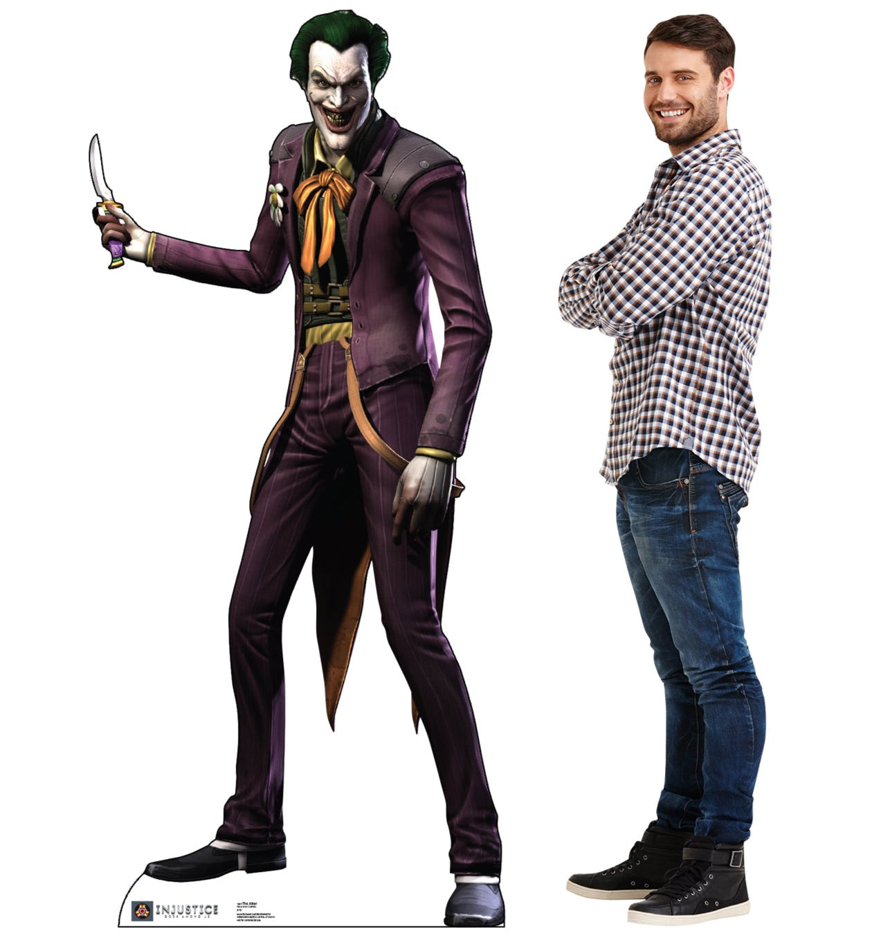 Life-size The Joker Injustice Gods Among Us Cardboard Cutout - All Cutouts