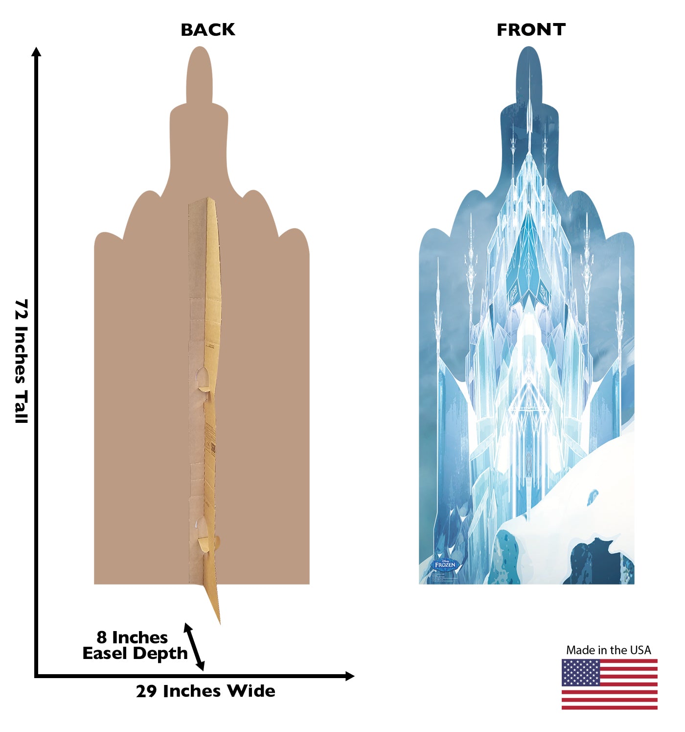 Life-size Ice Castle Disney's Frozen Cardboard Cutout - All Cutouts