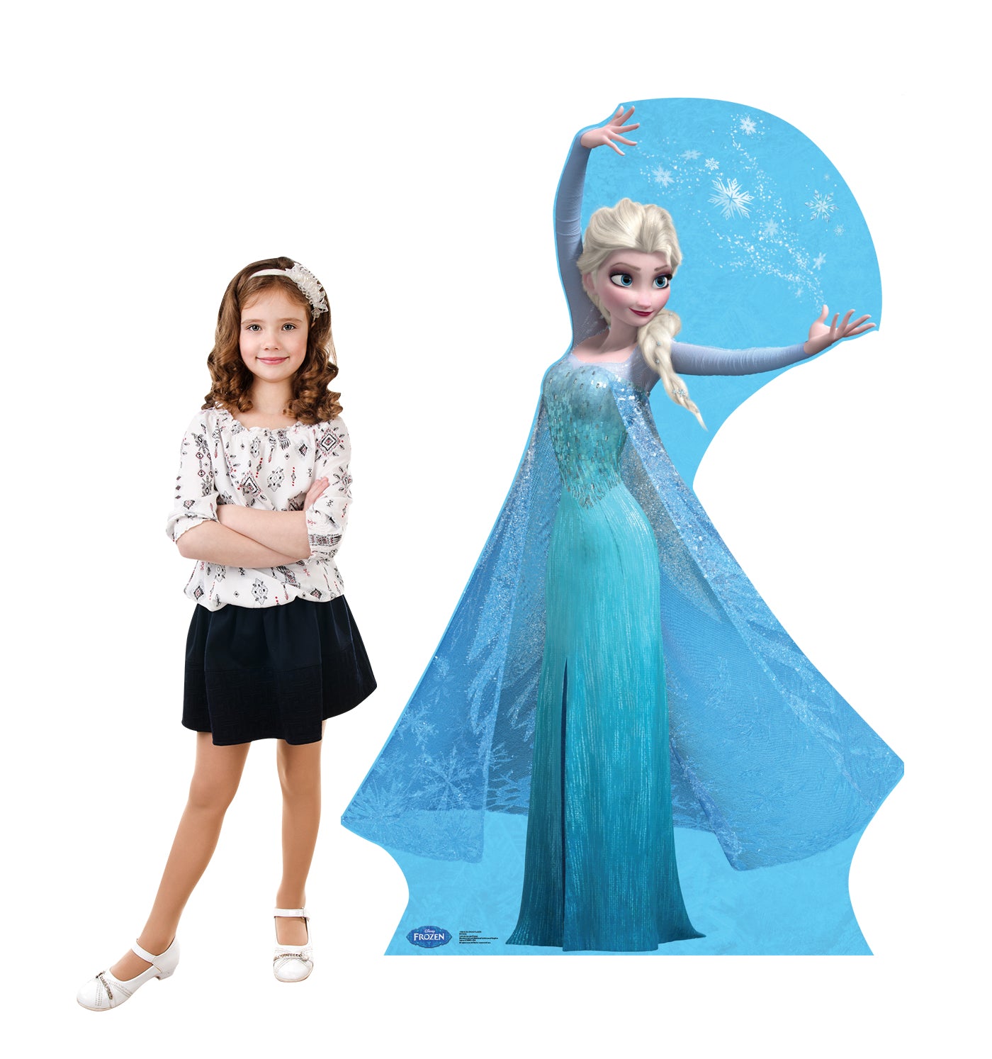 Snow Queen Elsa Snowflakes Life-size Cardboard Cutout - All Cutouts