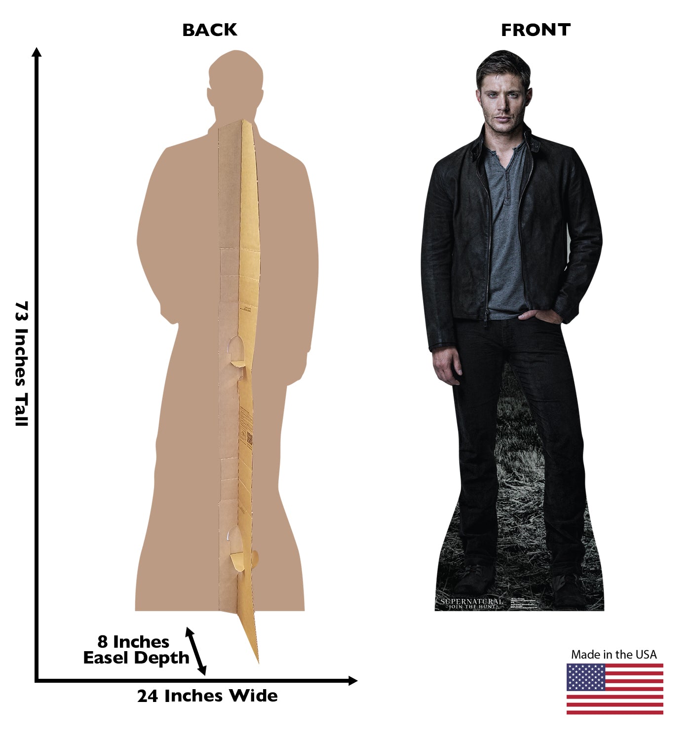 Dean Winchester Supernatural Life-size Cardboard Cutout - All Cutouts
