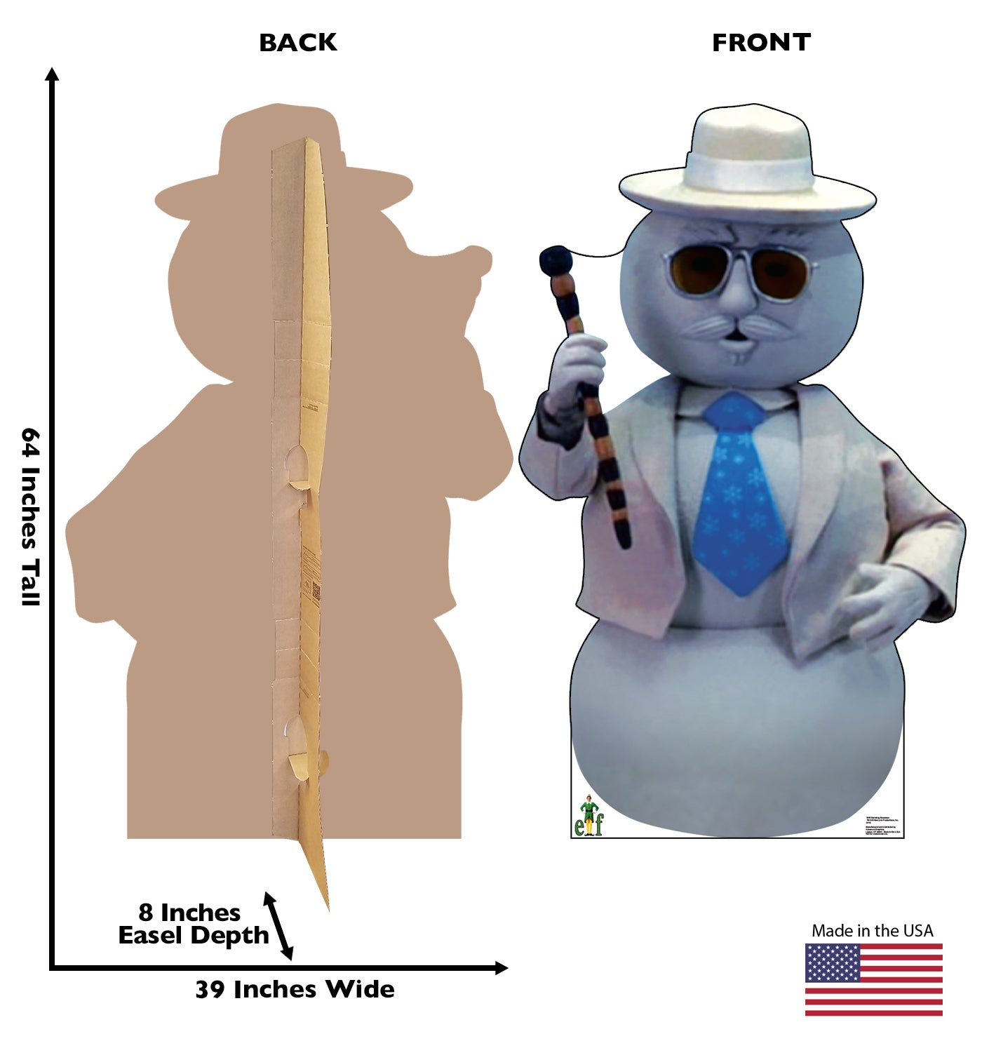 Narrating Snowman Movie Elf Life-size Cardboard Cutout - All Cutouts