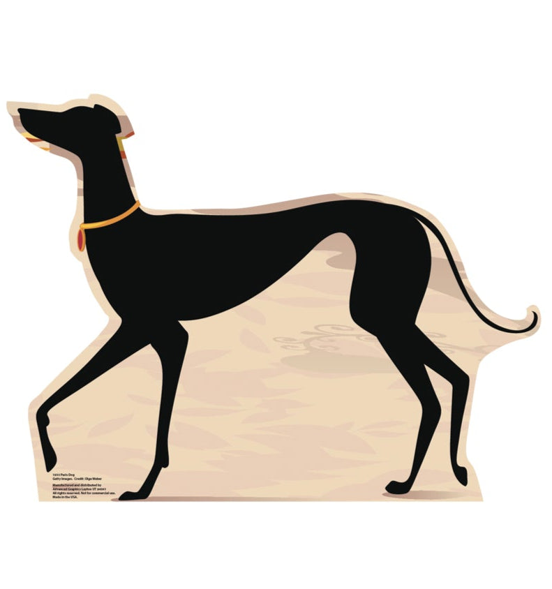 Life-size Paris Dog Cardboard Standup - All Cutouts
