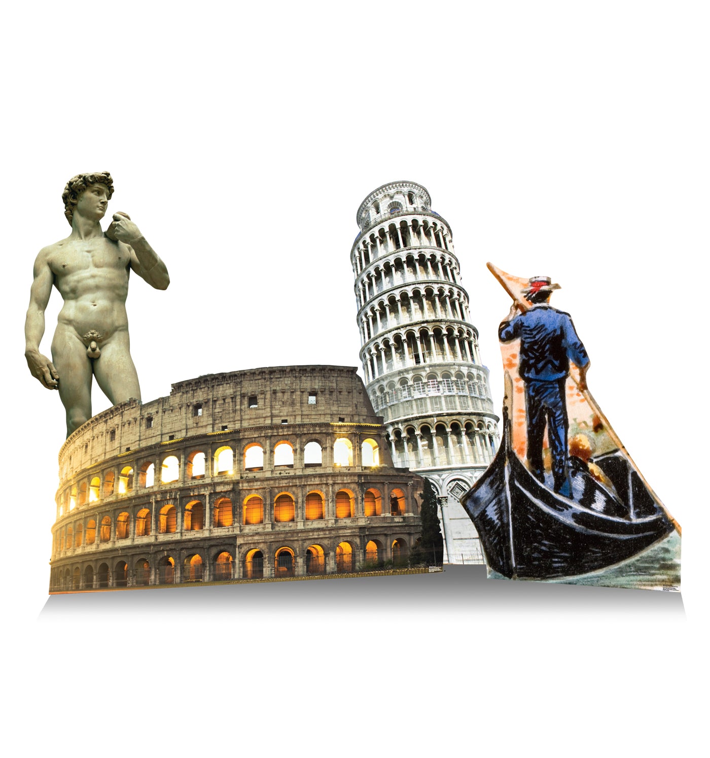 Italy-Themed Party Set Life-Size Cardboard Cutout - All Cutouts