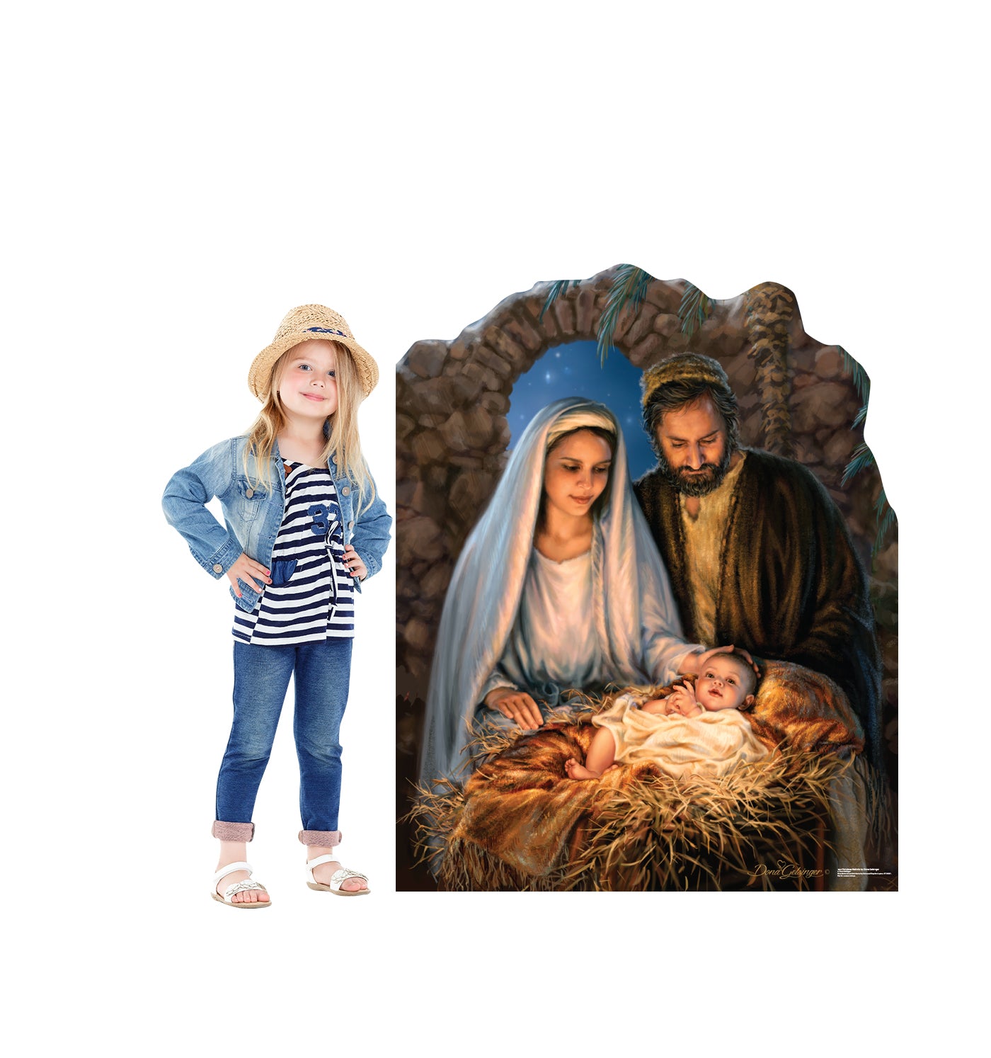 Life-size Christmas Nativity Cardboard Cutout - All Cutouts