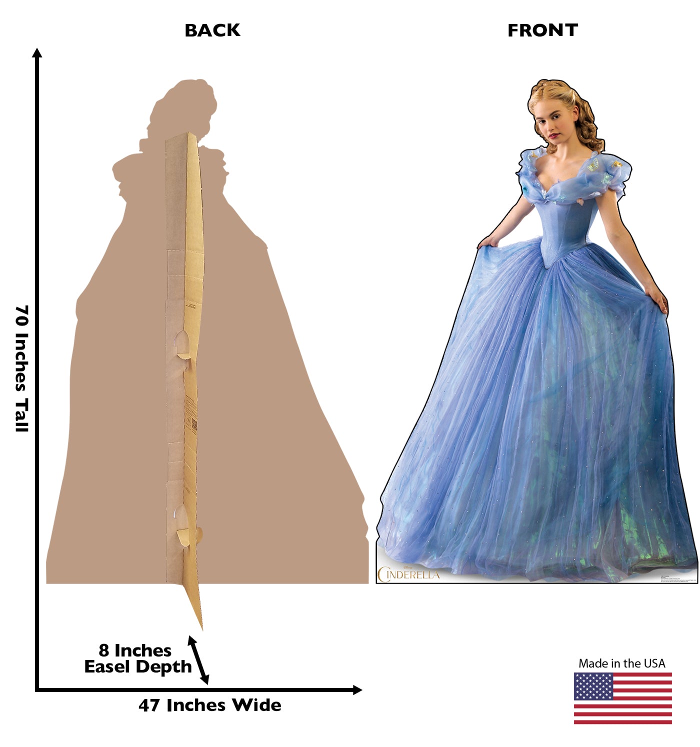 Life-size Cinderella Ballgown Cardboard Cutout - All Cutouts