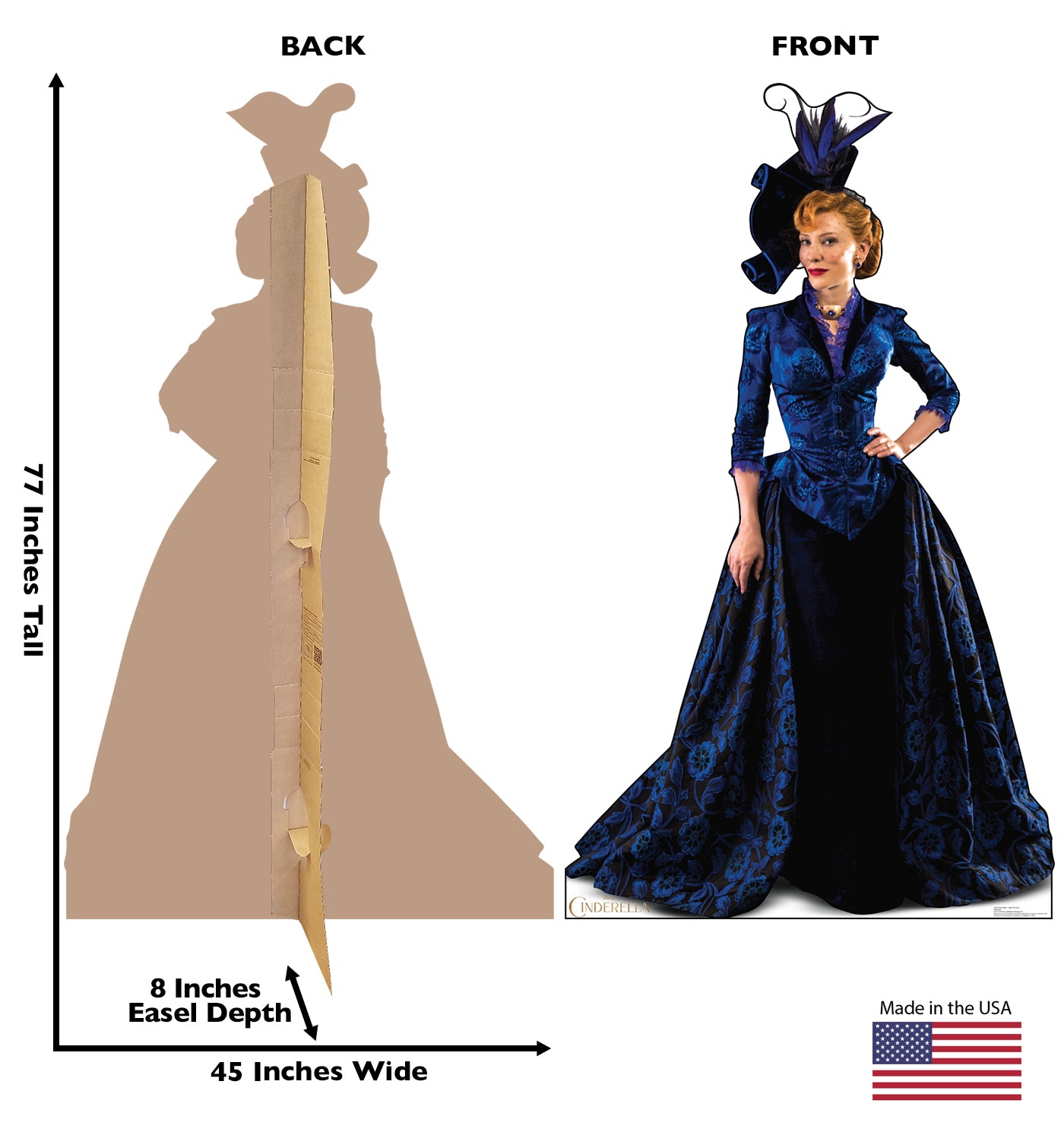 Life-size Stepmother Cinderella Cardboard Cutout - All Cutouts