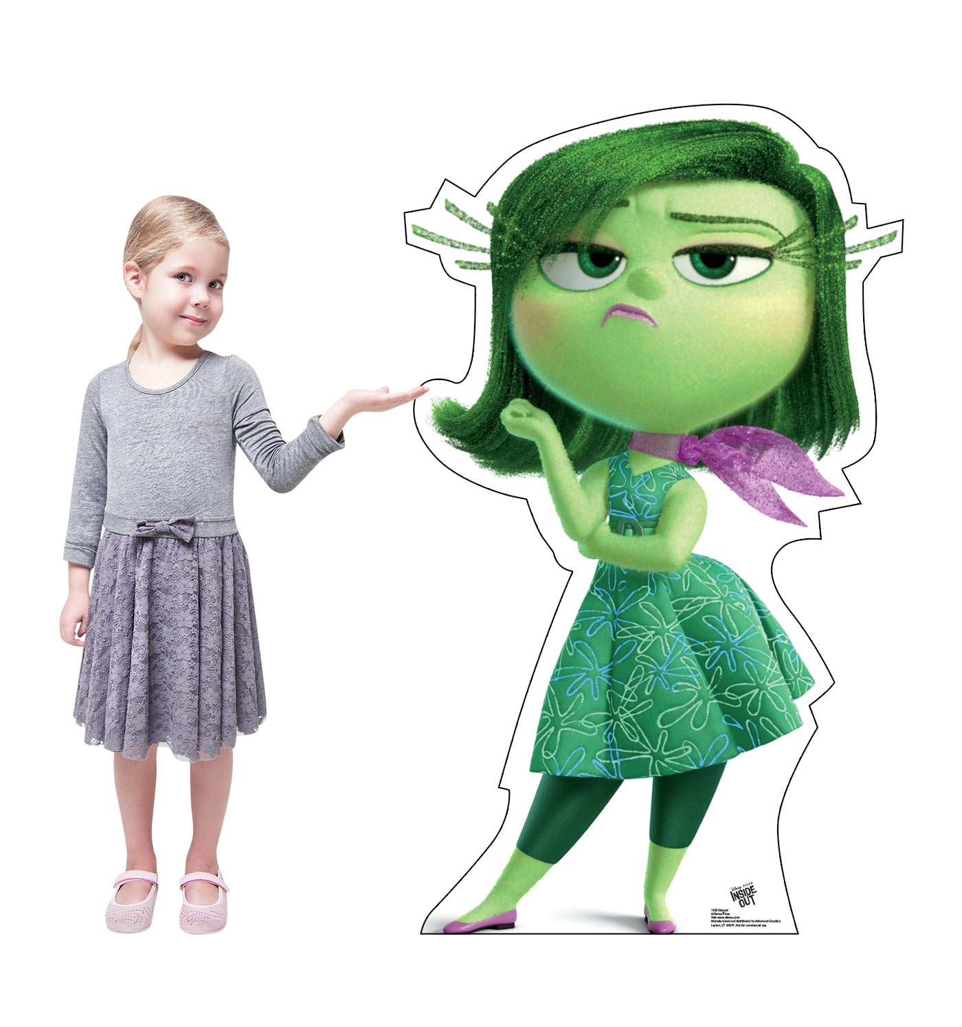 Life-size Disgust Inside Out Cardboard Cutout - All Cutouts