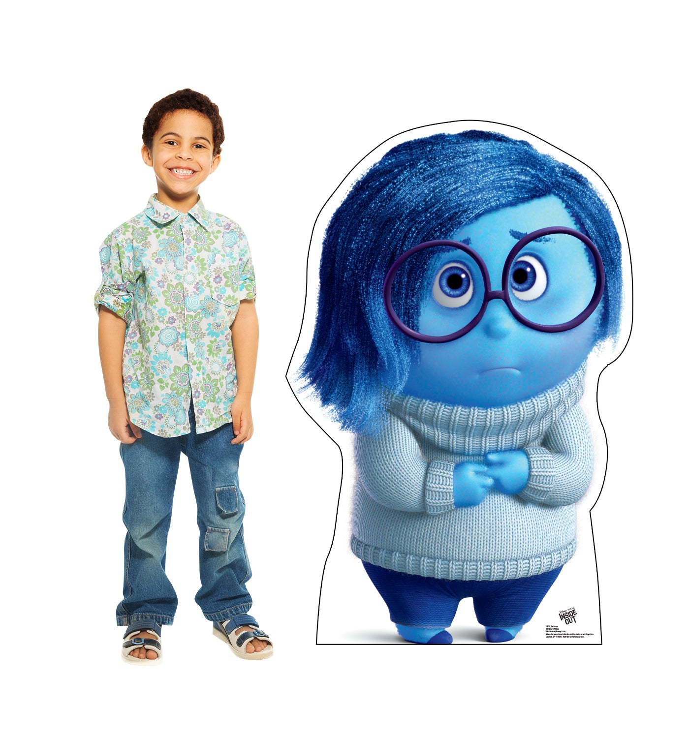 Life-size Sadness Inside Out Cardboard Cutout - All Cutouts