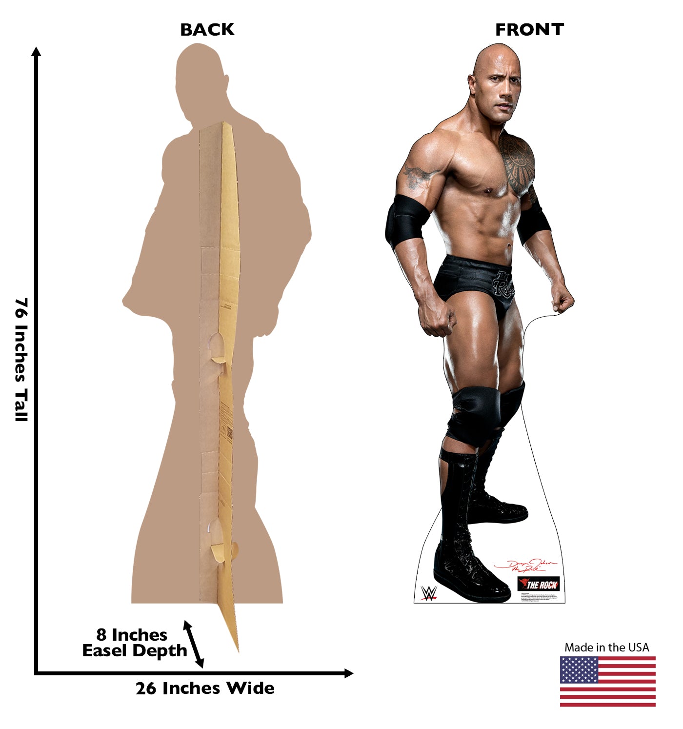 Life-size The Rock Cardboard Cutout - All Cutouts