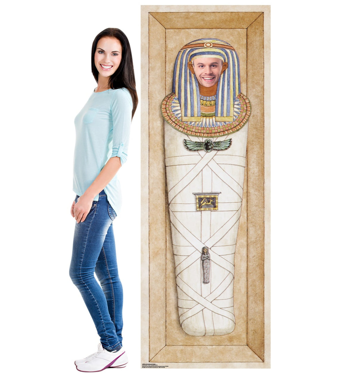 Life-size Mummified Pharaoh Cardboard Stand-in Cutout - All Cutouts