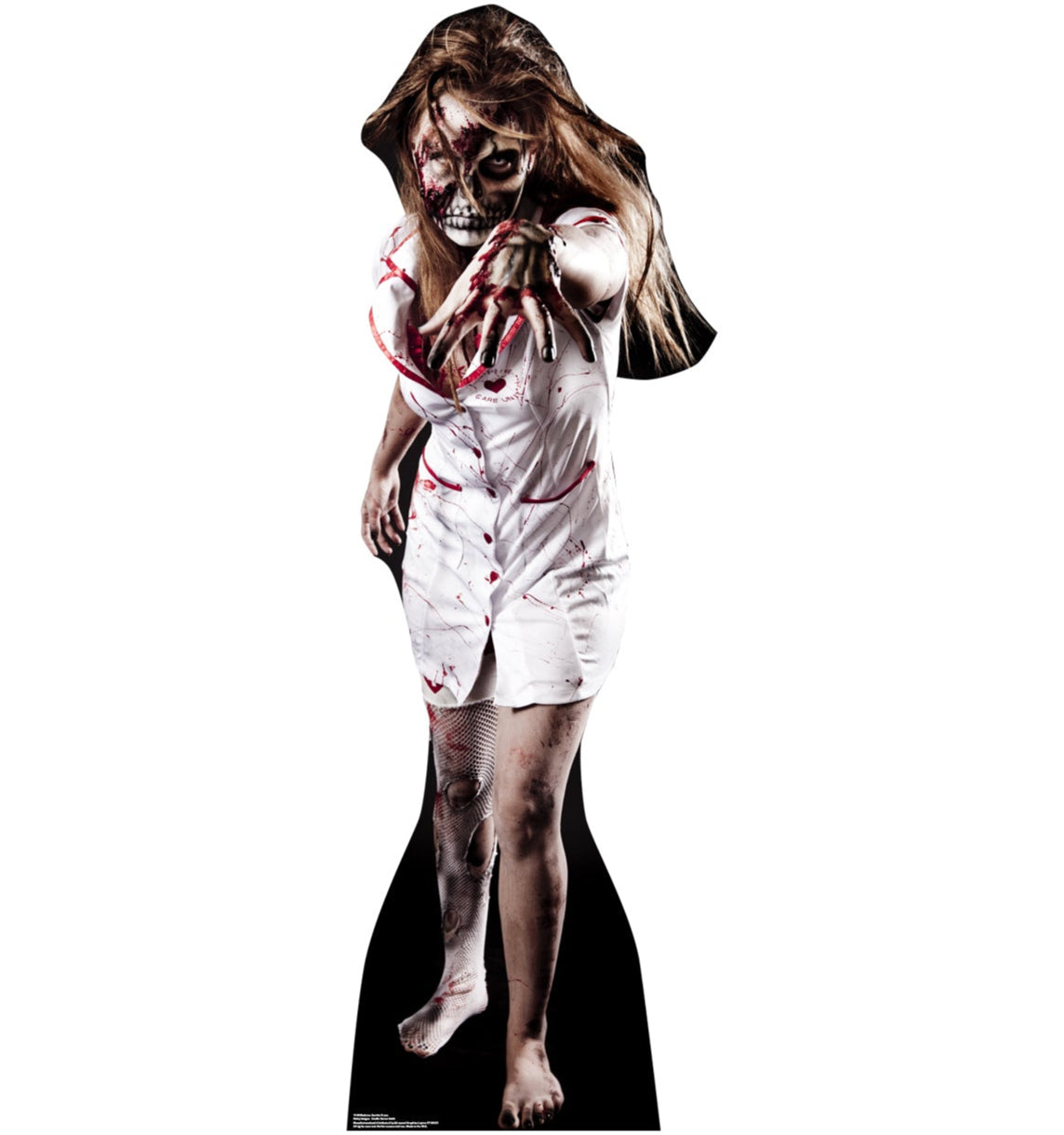 Life-size Skeleton Zombie Nurse Cardboard Cutout - All Cutouts