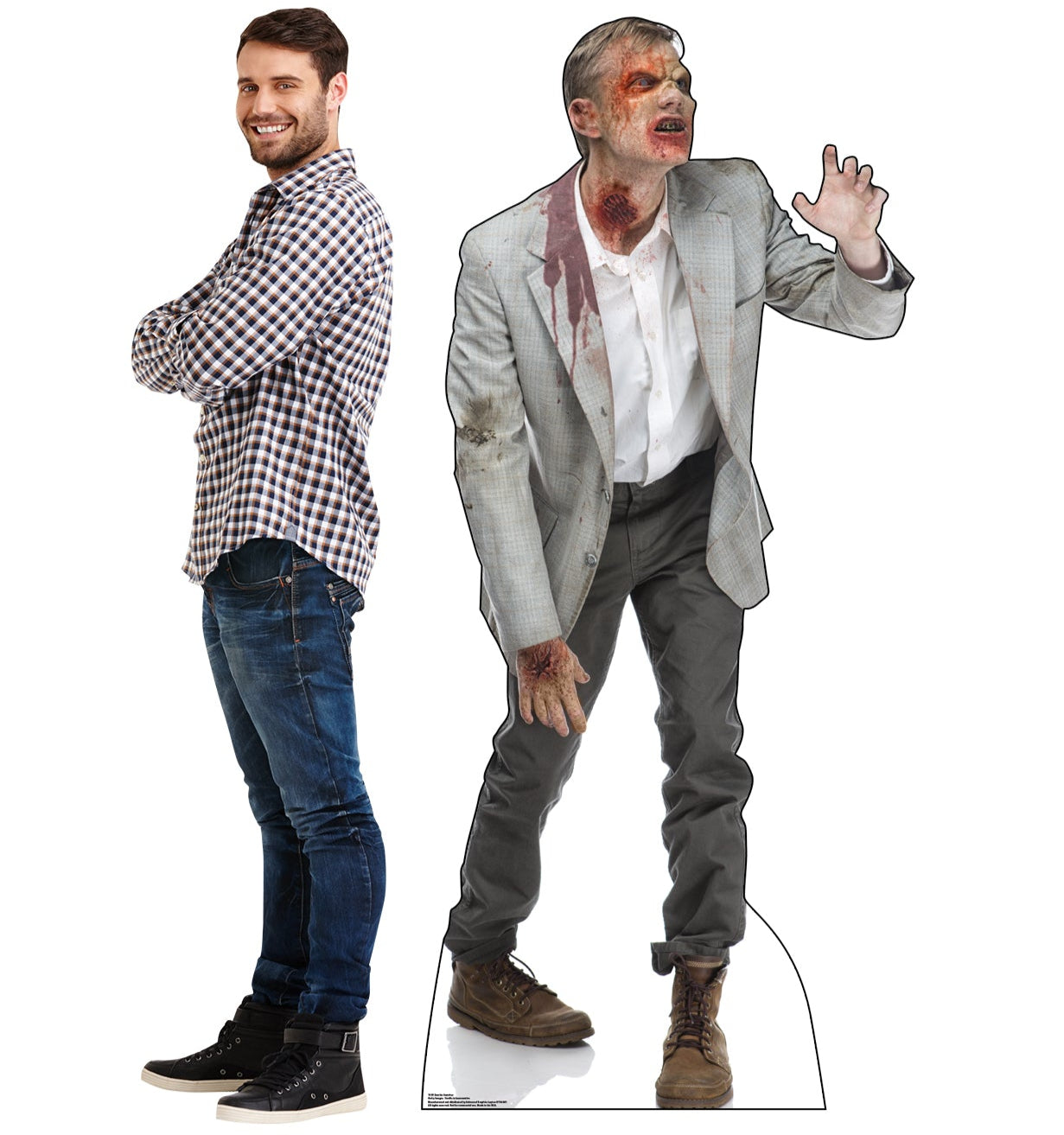 Life-size Zombie Snatcher Cardboard Standup - All Cutouts