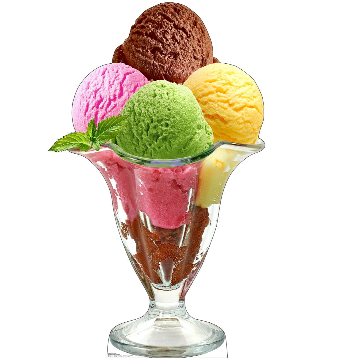 Life-size Ice Cream Sundae Cardboard Cutout - All Cutouts
