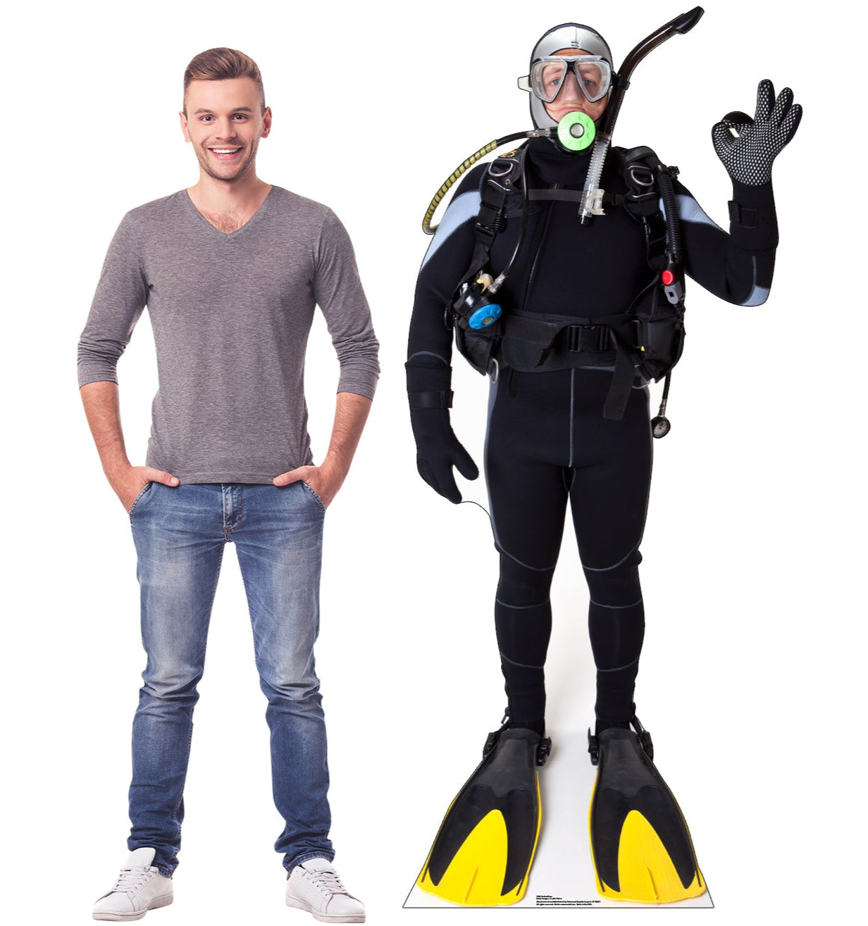 Life-size Scuba Diver Cardboard Standup - All Cutouts