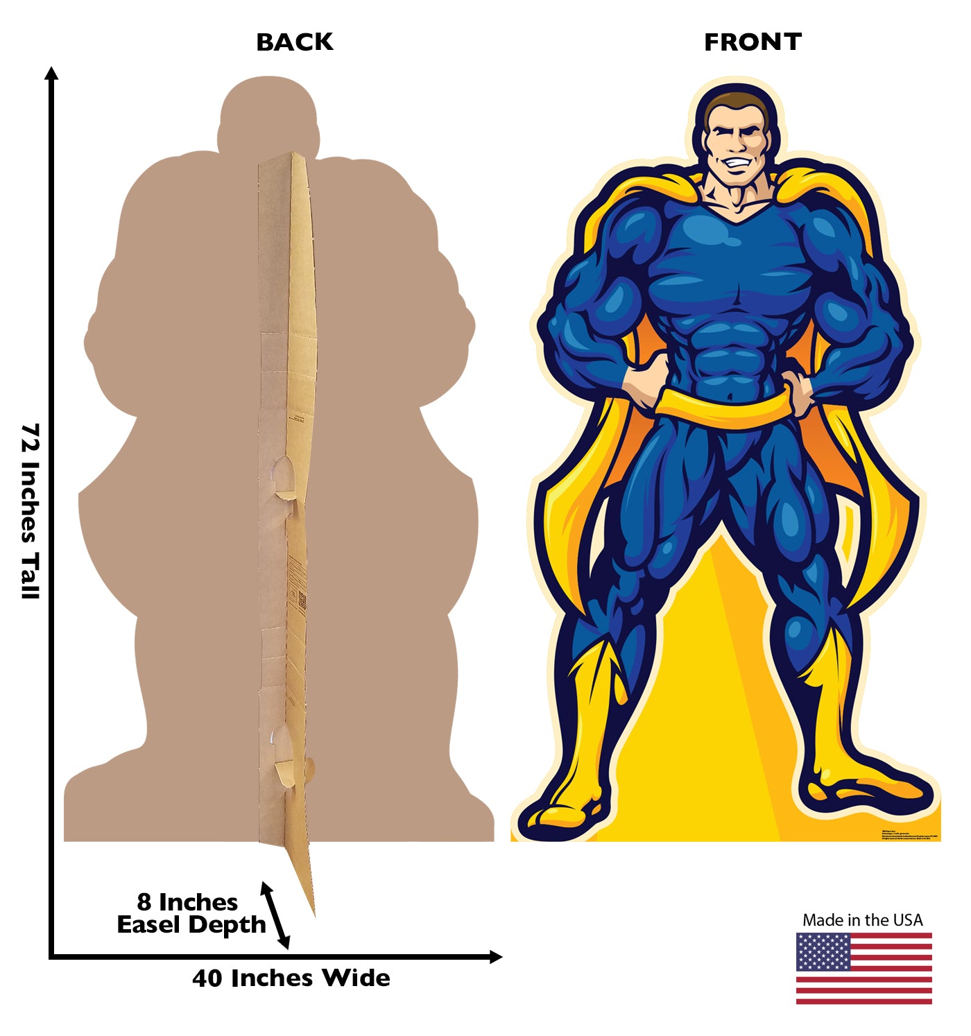 Life-size Super Hero Cardboard Cutout - All Cutouts