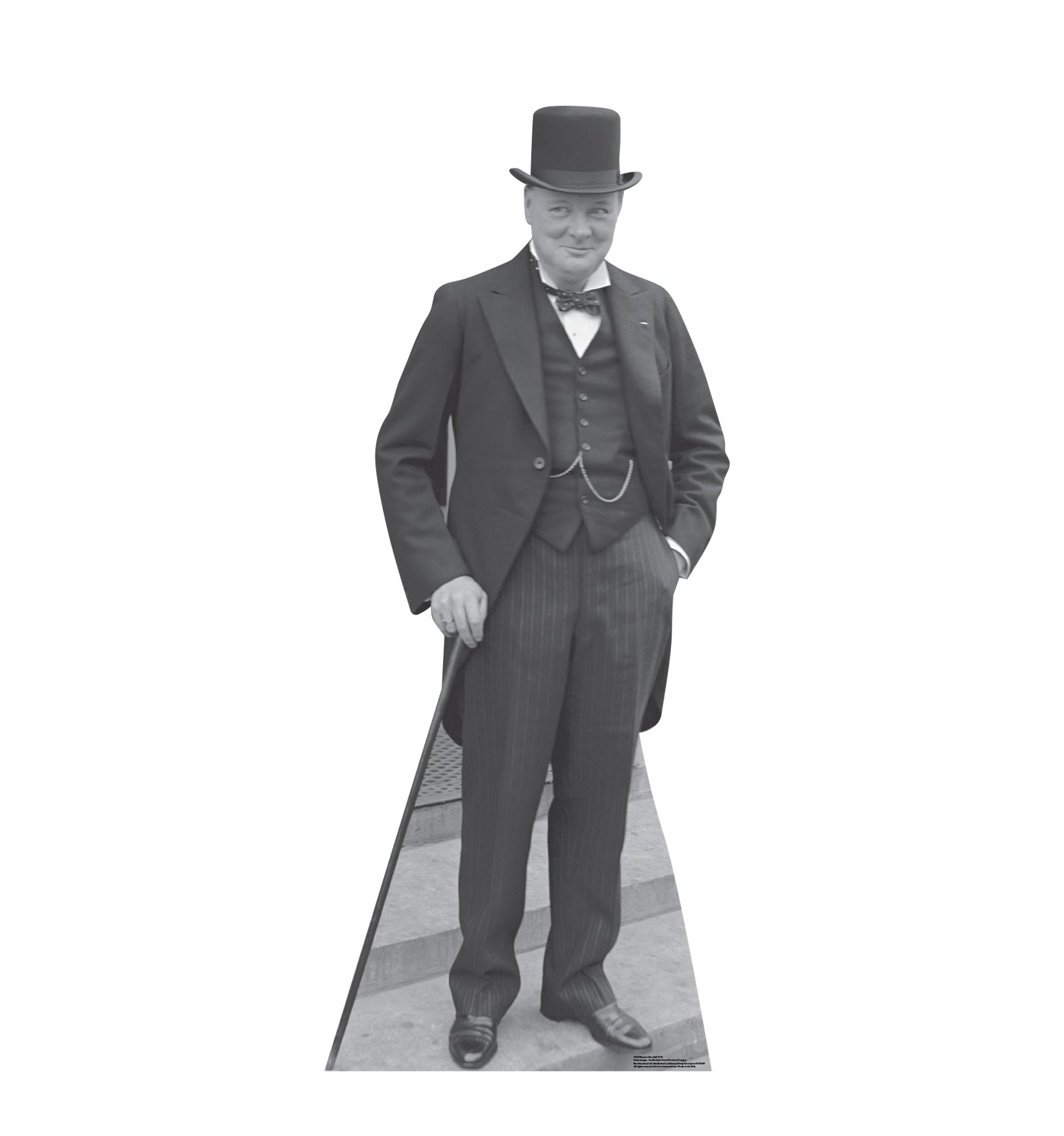 Life-size Winston Churchill Cardboard Cutout