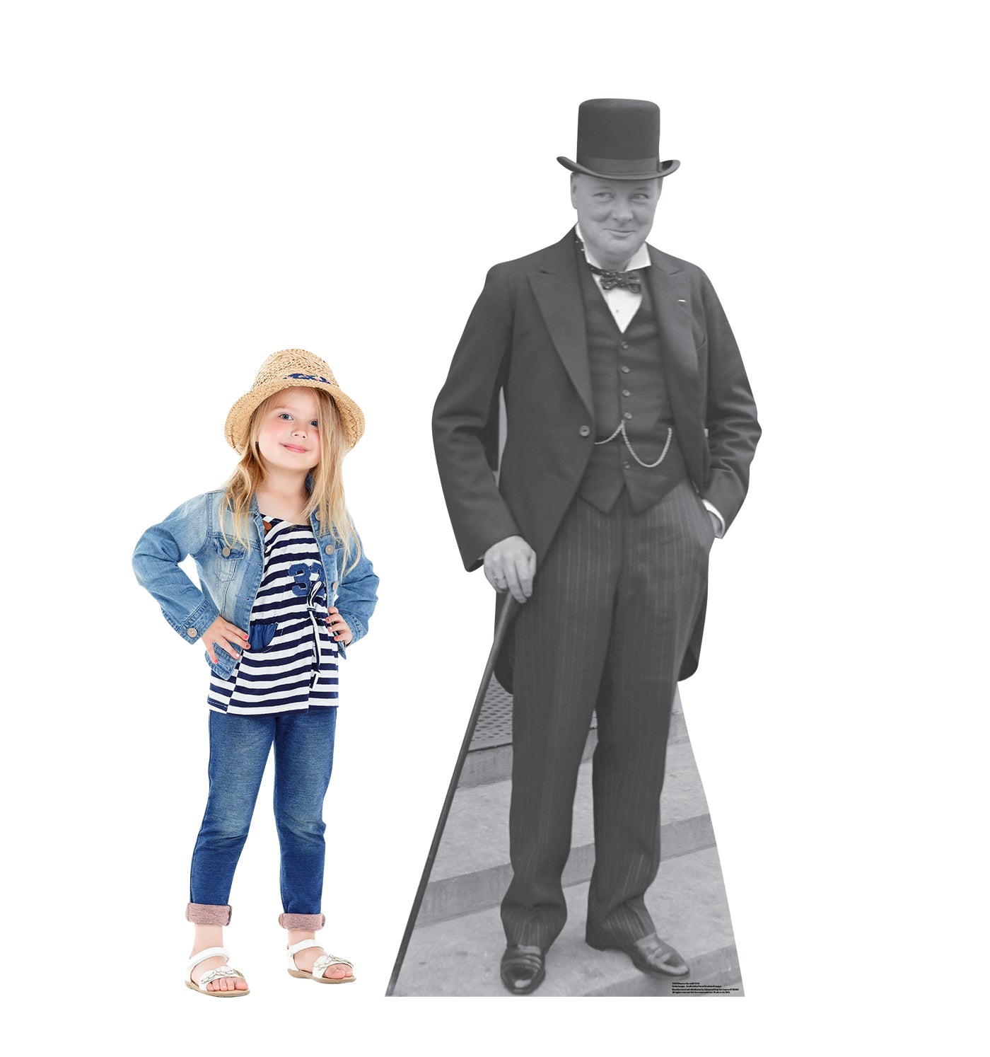 Life-size Winston Churchill Cardboard Cutout