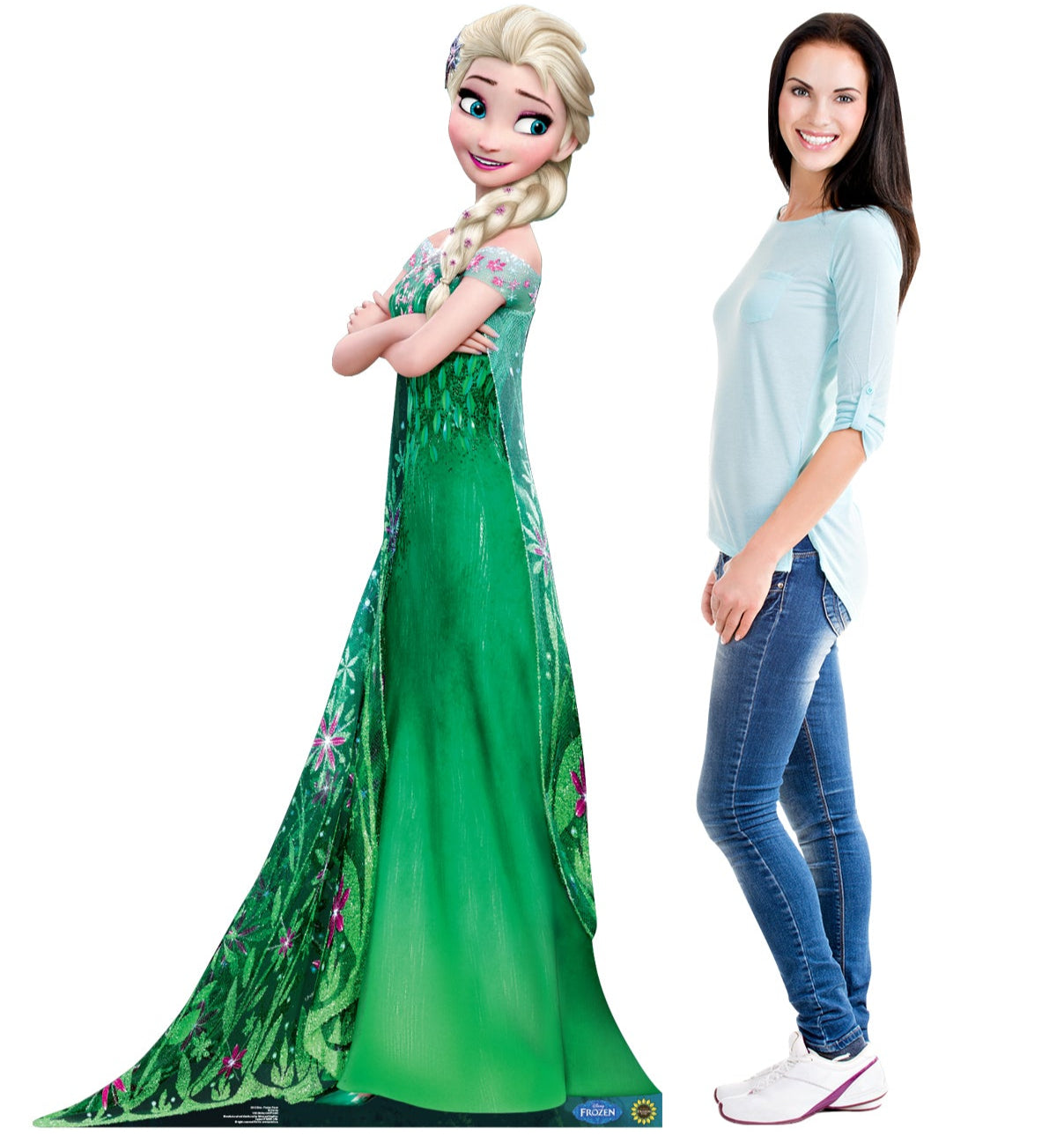 Life-size Elsa Frozen Fever Cardboard Standup - All Cutouts