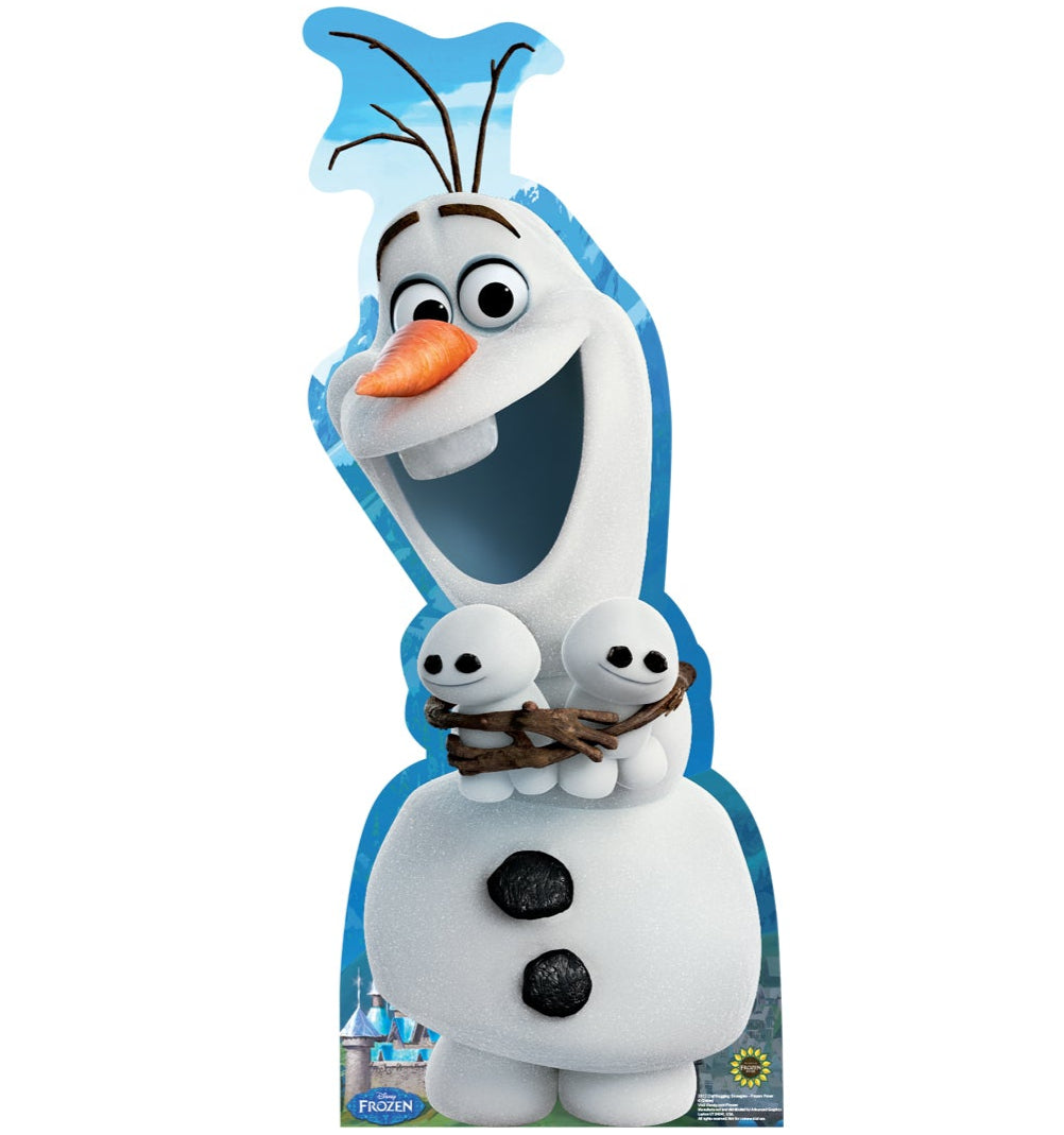 Life-size Olaf Hugging Snowgies Frozen Cardboard Cutout - All Cutouts
