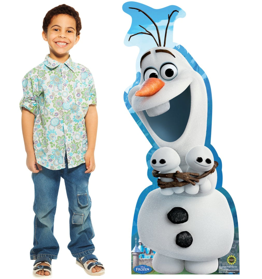 Life-size Olaf Hugging Snowgies Frozen Cardboard Cutout - All Cutouts