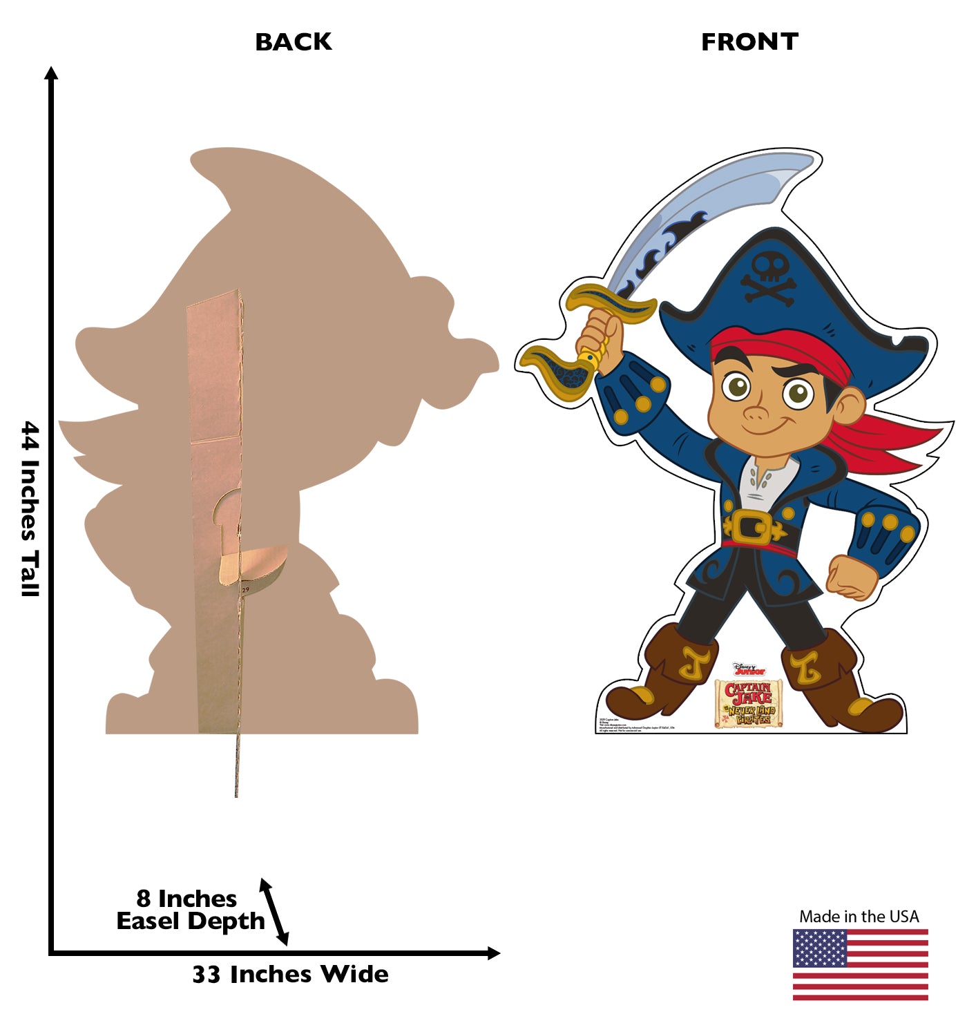 Life-size Jake and the Neverland Pirates Cardboard Cutout - All Cutouts