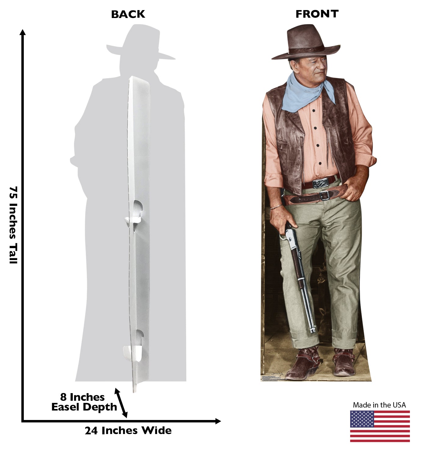 John Wayne Collector’s Edition Life-Size Cardboard Cutout - All Cutouts