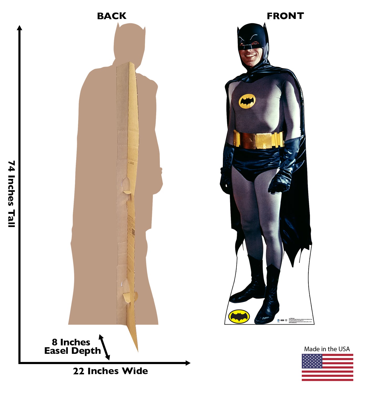 Life-size Batman Batman and Robin Series Cardboard Cutout - All Cutouts