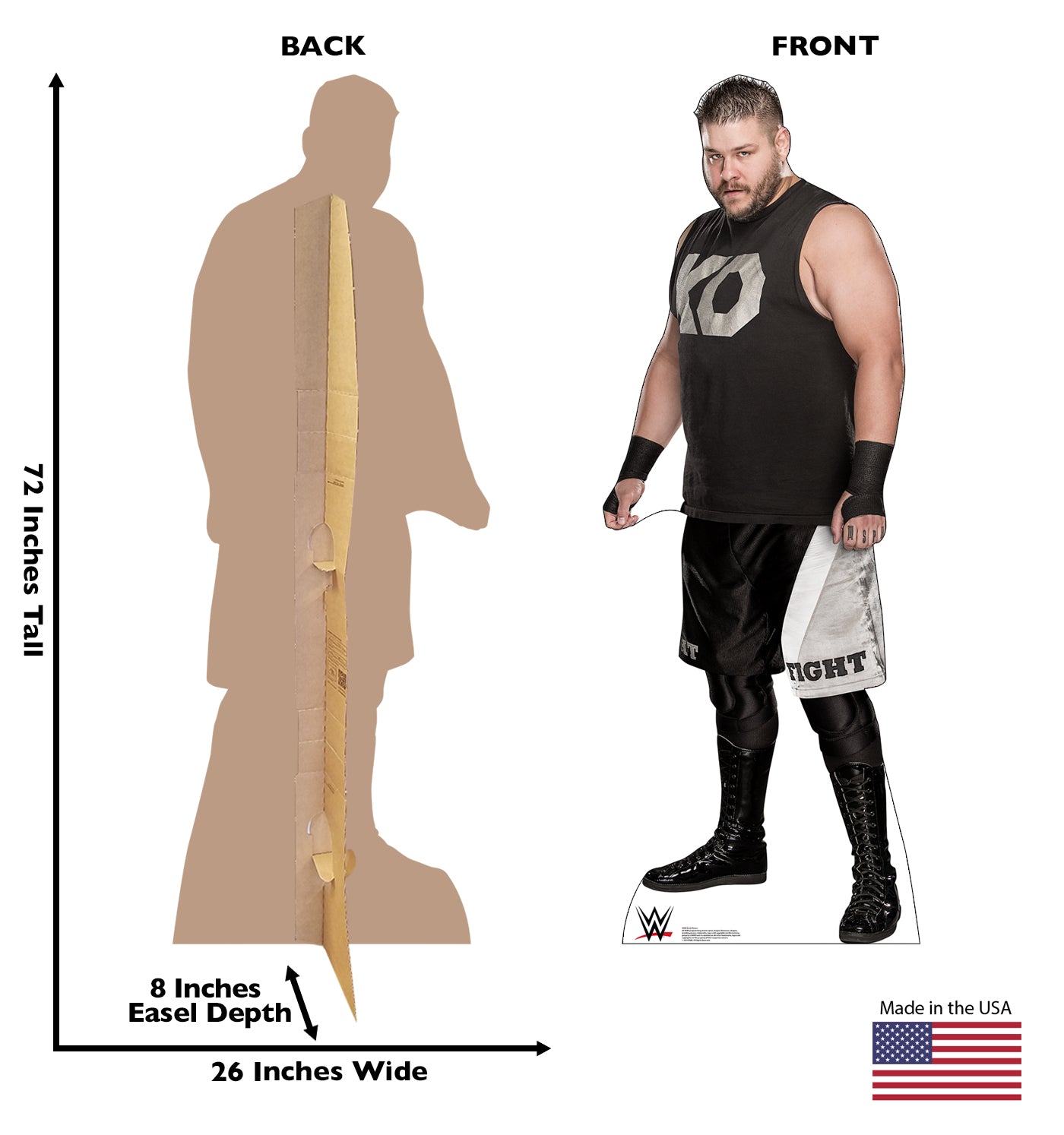 Life-size Kevin Owens WWE Cardboard Cutout - All Cutouts