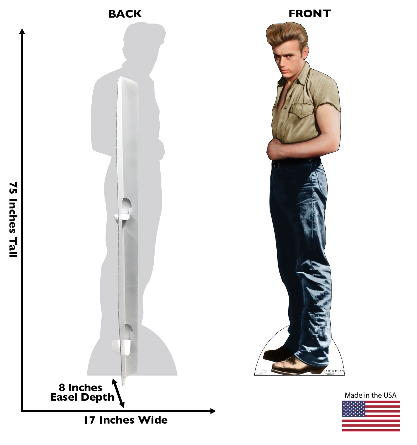 James Dean Collector’s Edition Life-Size Cardboard Cutout - All Cutouts