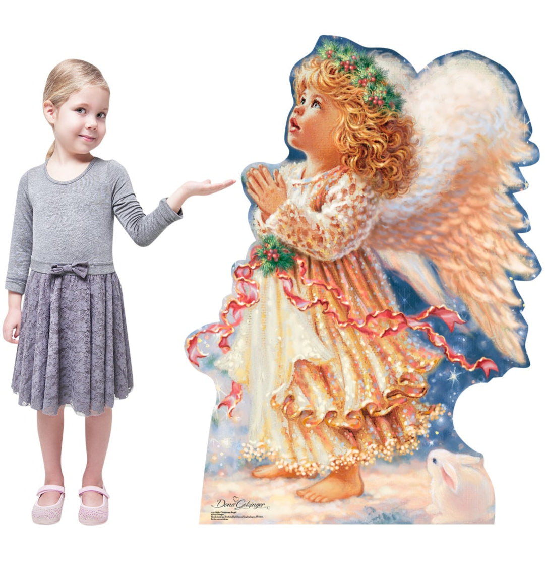 Life-size Little Christmas Angel Cardboard Cutout - All Cutouts
