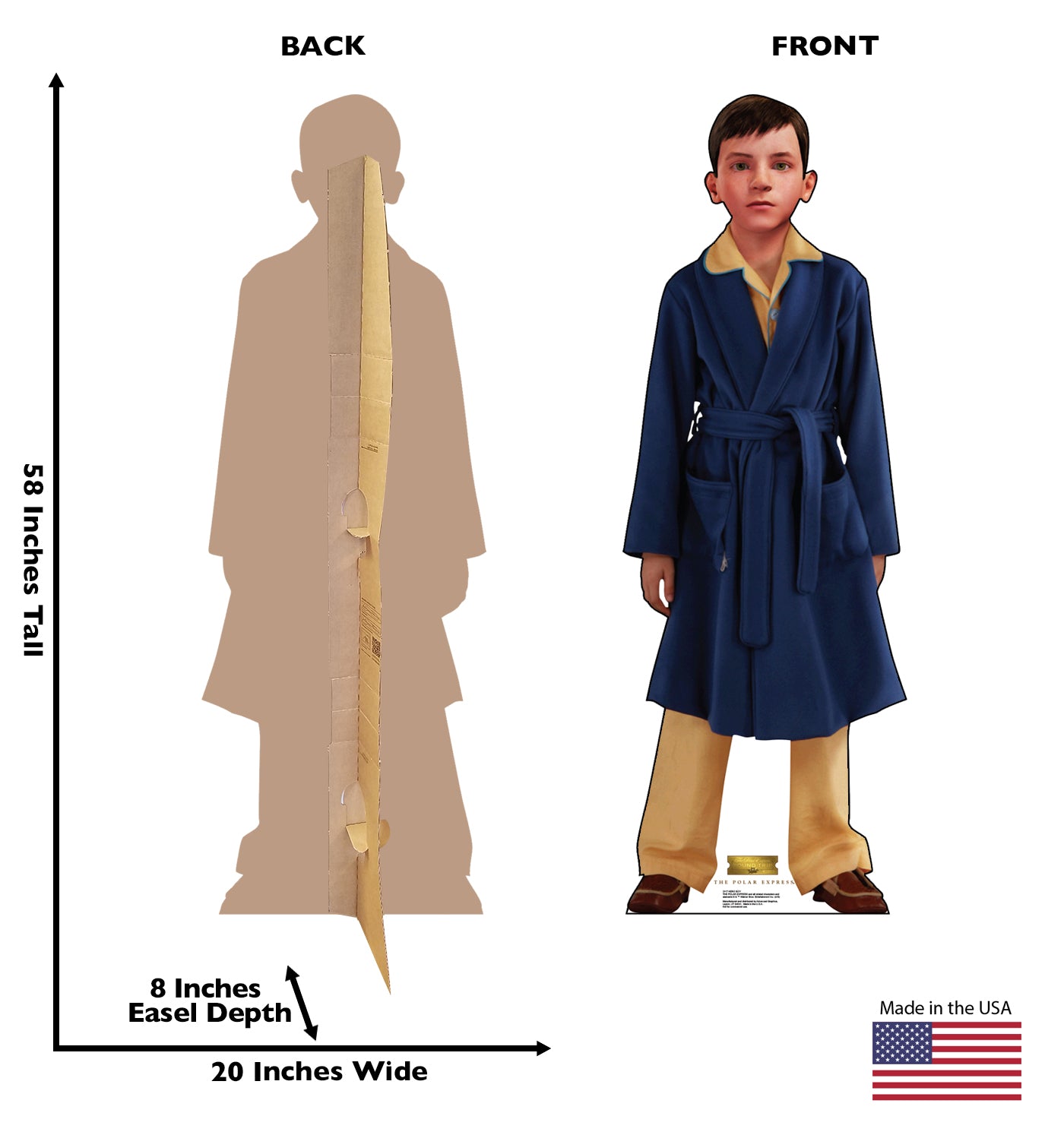Life-size Hero Boy The Polar Express Cardboard Cutout - All Cutouts